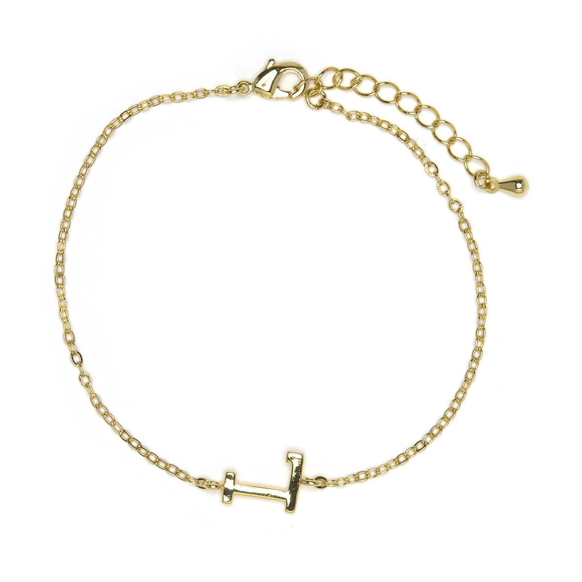 Pulsera Alphabet acabado oro 18k - L AMARILLO - Image 2