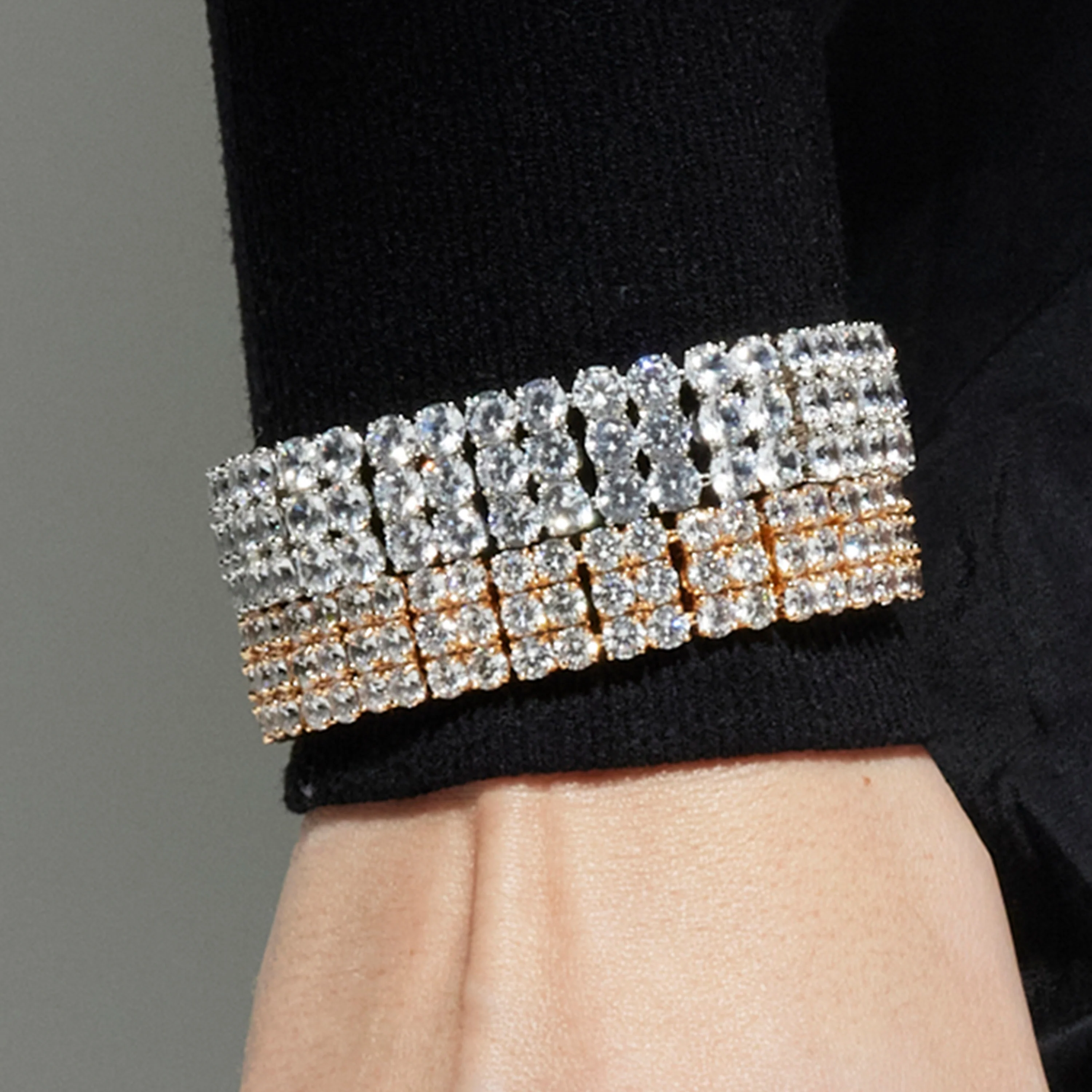 Pulsera con Circonita Brillante acabado plata - Laiko - Image 3