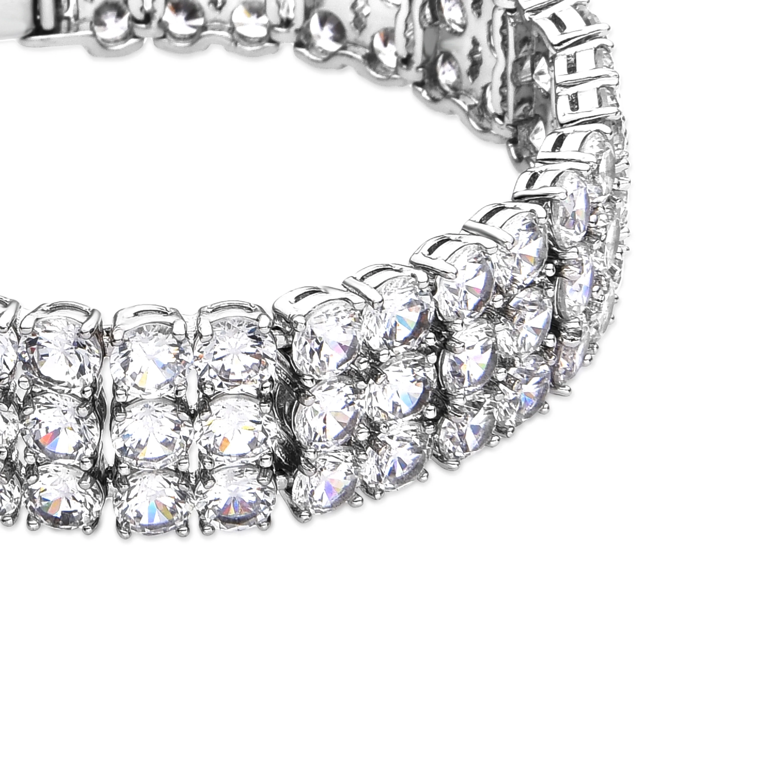 Pulsera con Circonita Brillante acabado plata - Laiko - Image 4