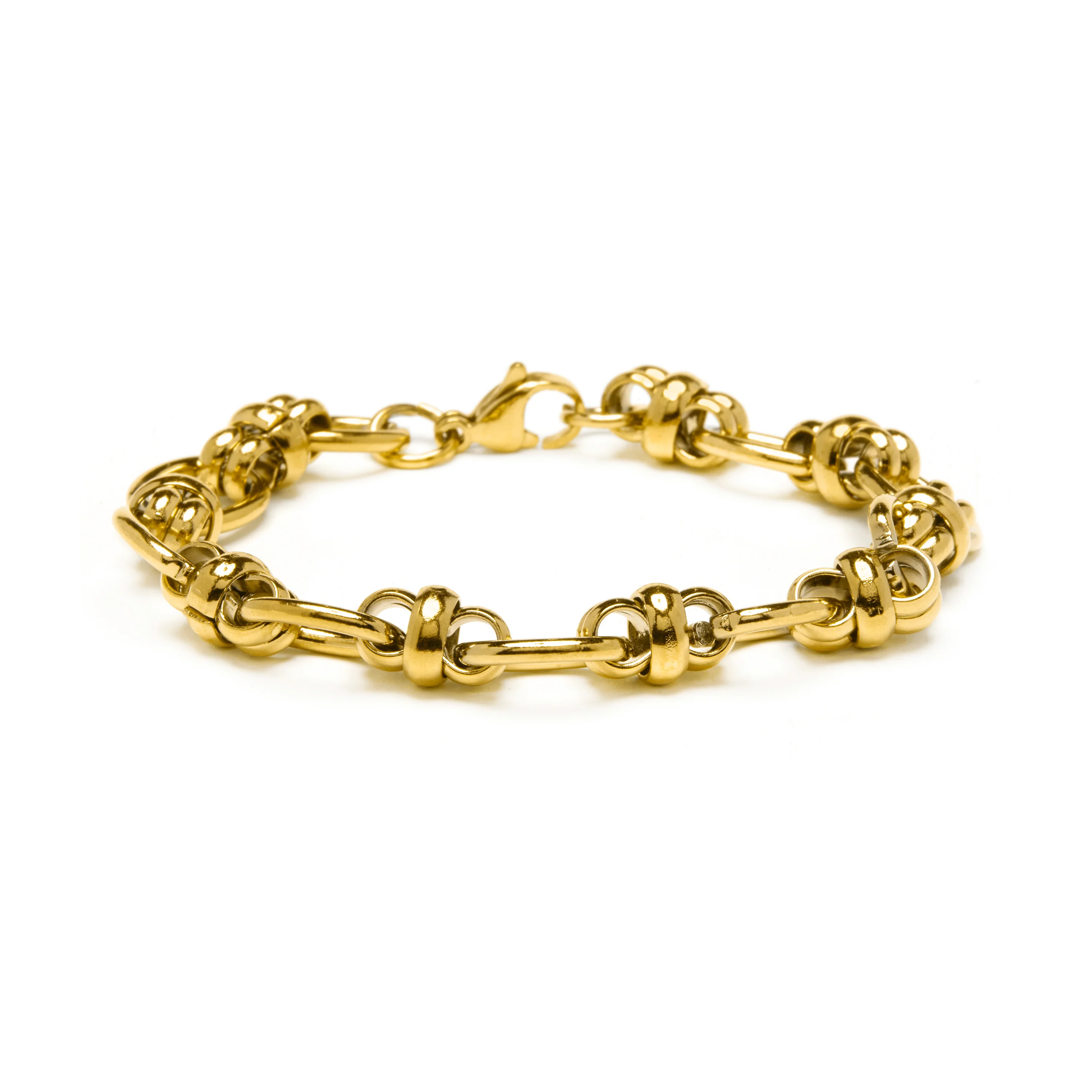 Pulsera acabado en oro amarillo 18k - Laneda