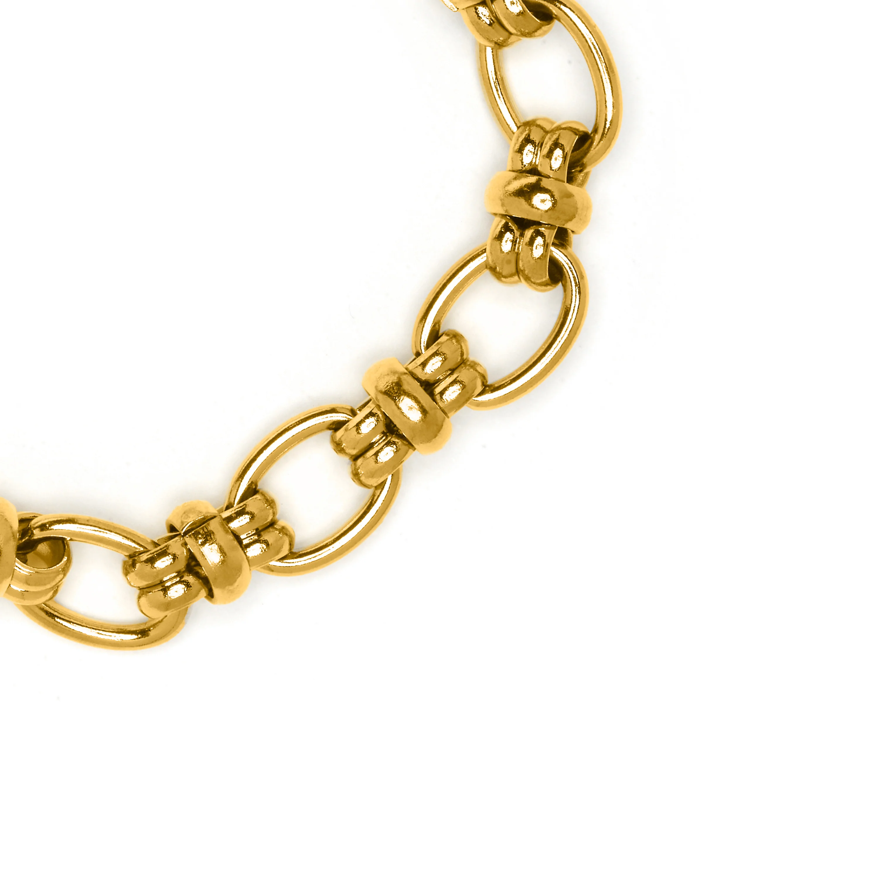 Pulsera acabado en oro amarillo 18k - Laneda - Image 5