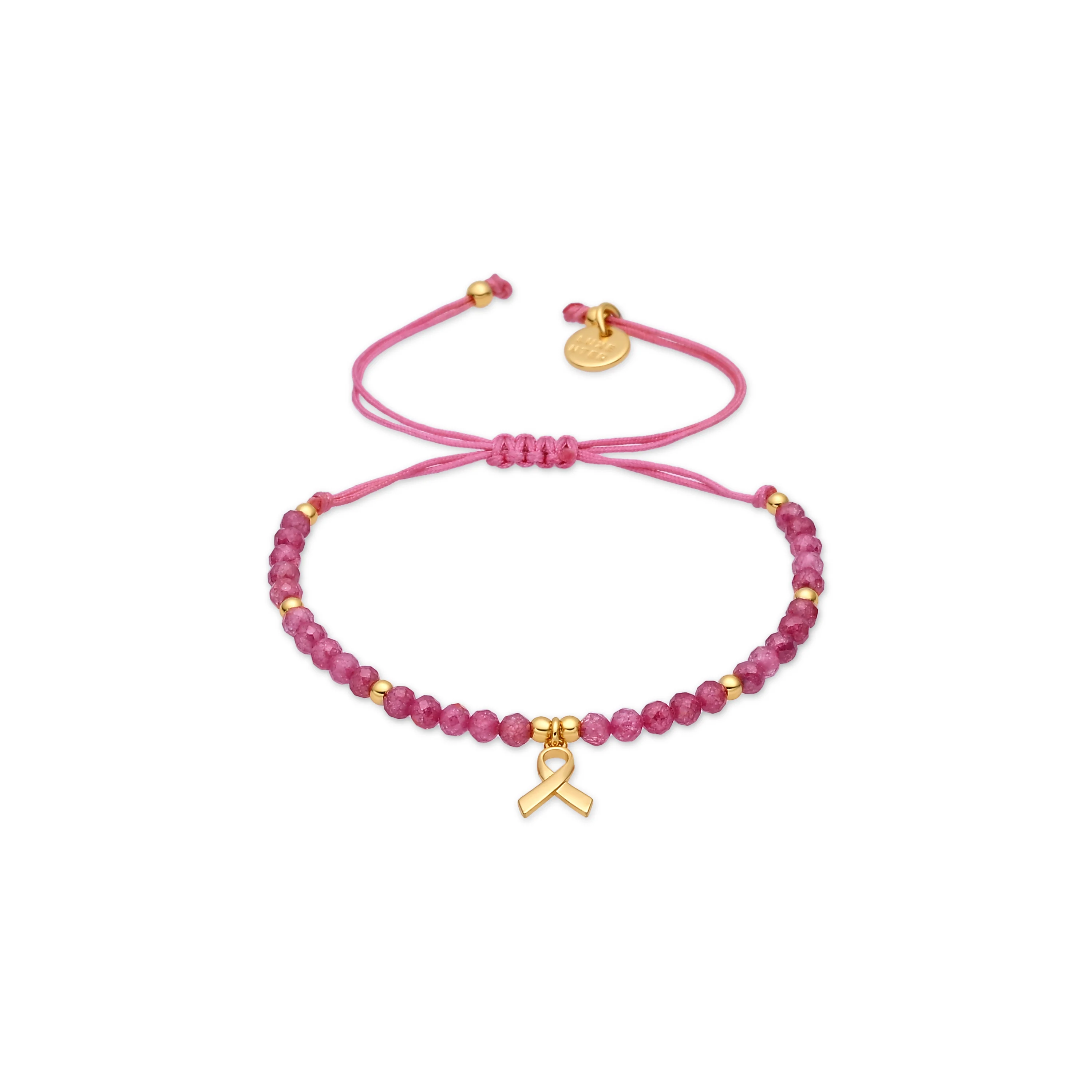 Pulsera Lazo acabado oro rosa 18k