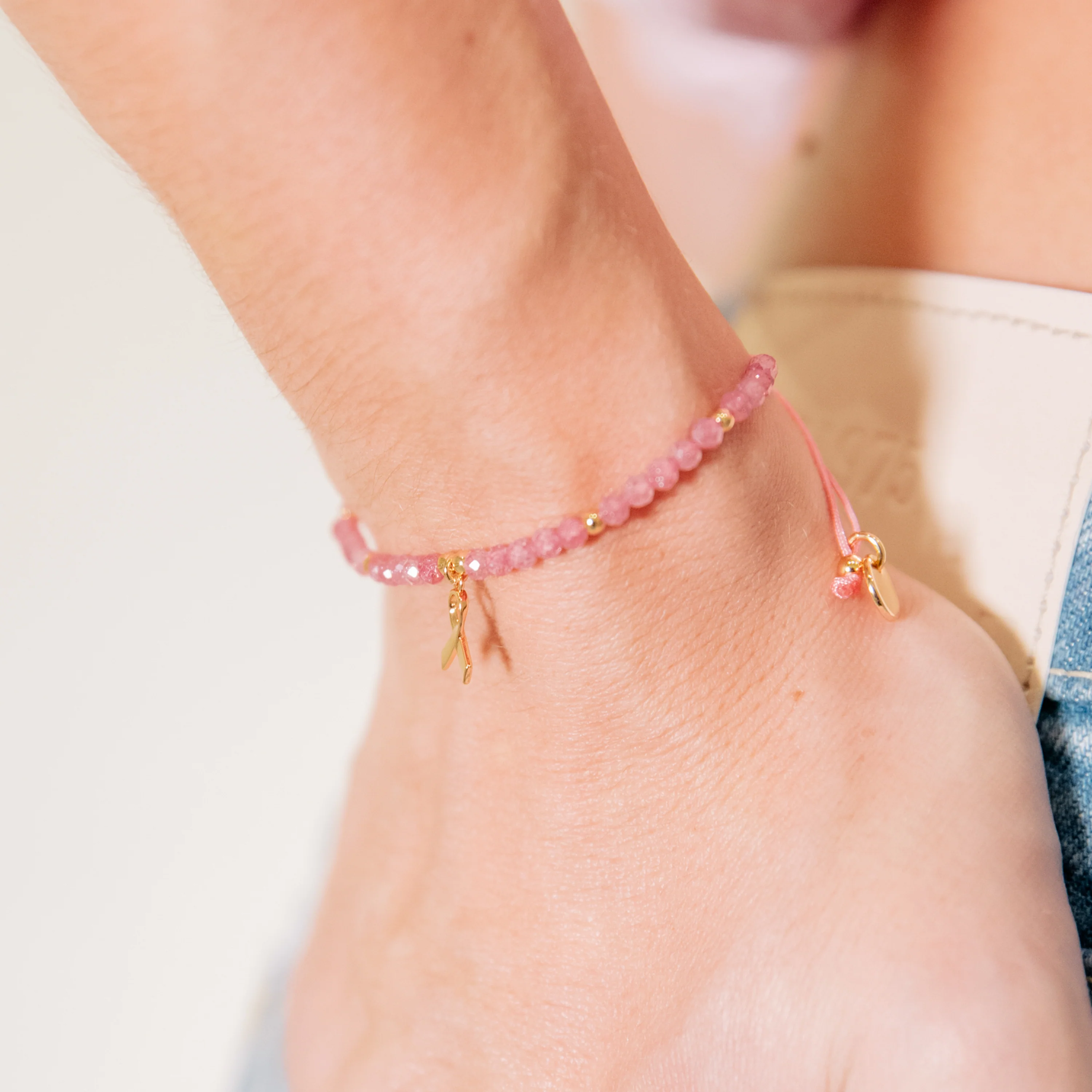 Pulsera Lazo acabado oro rosa 18k - Image 4
