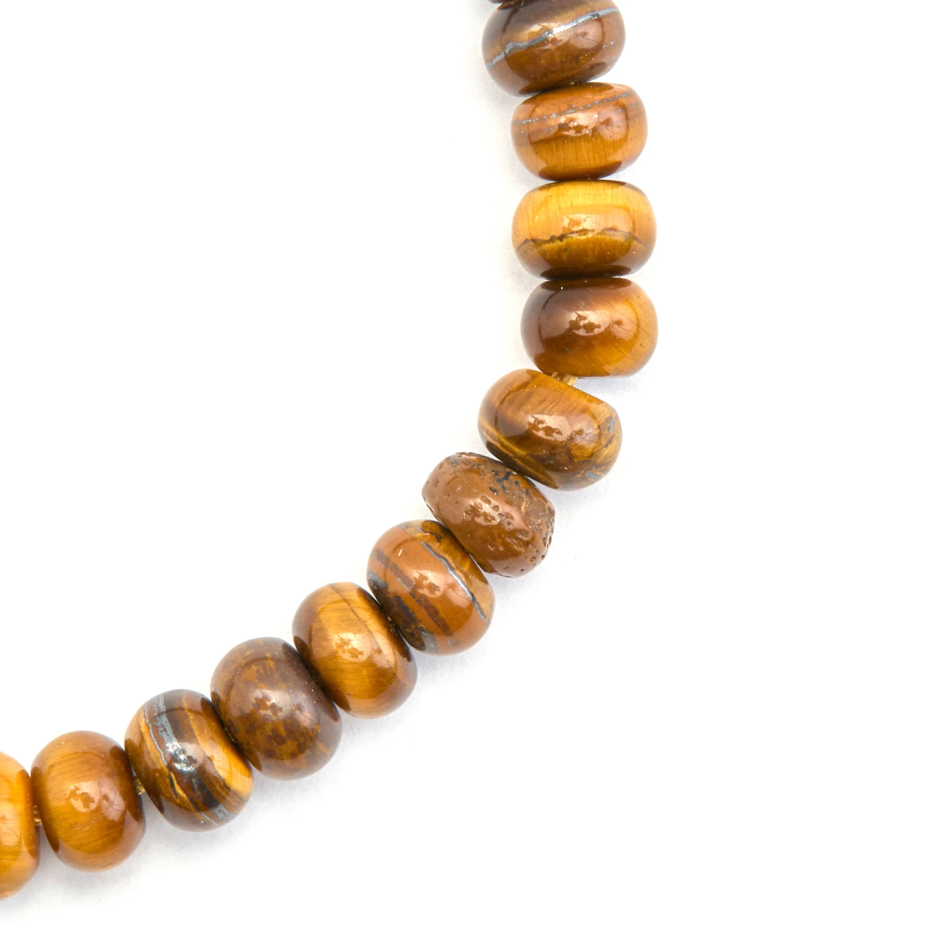 Pulsera con Ojo de Tigre acabado oro 18k - Lessy - Image 5