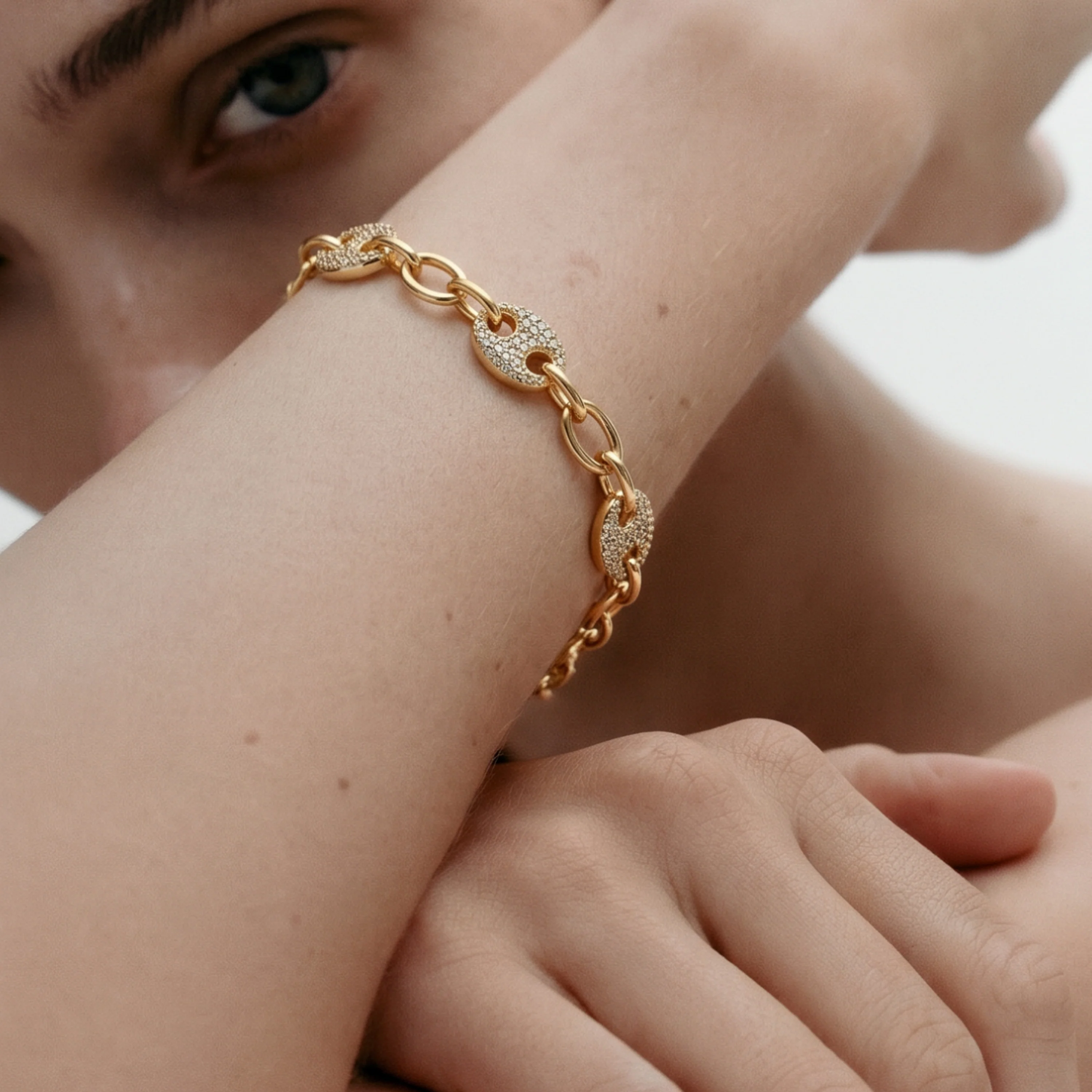 Pulsera Lilen acabado oro amarillo 18k - Lilen - Image 4