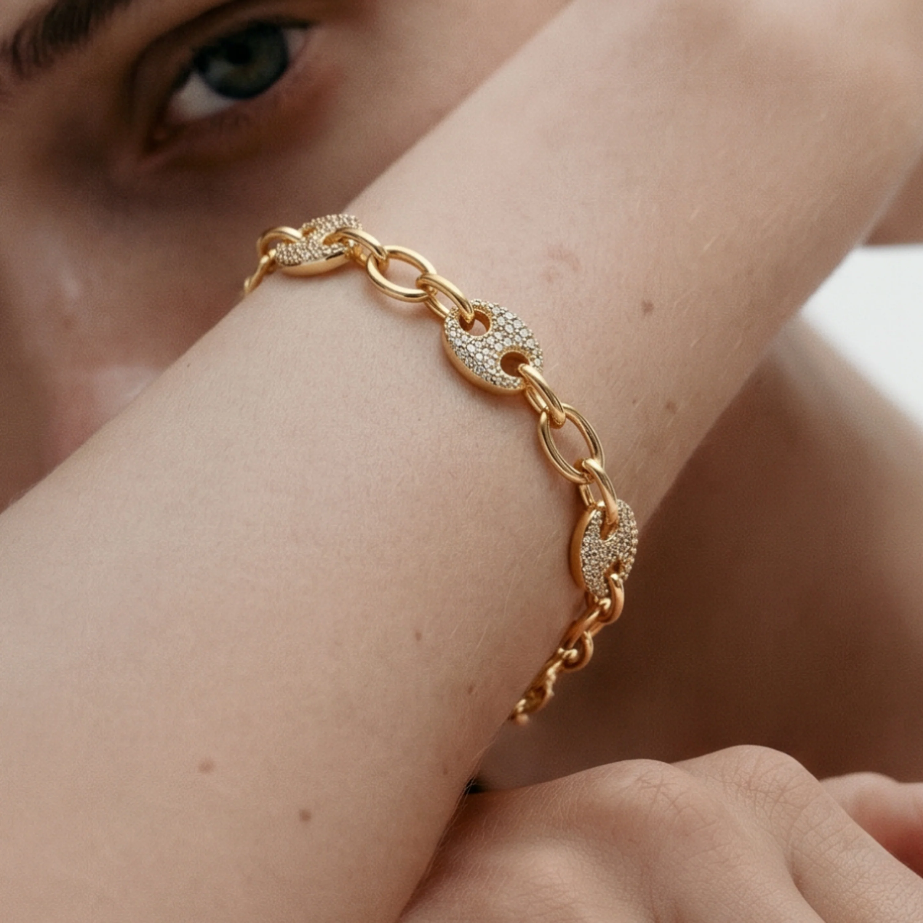 Pulsera Lilen acabado oro amarillo 18k - Lilen - Image 6