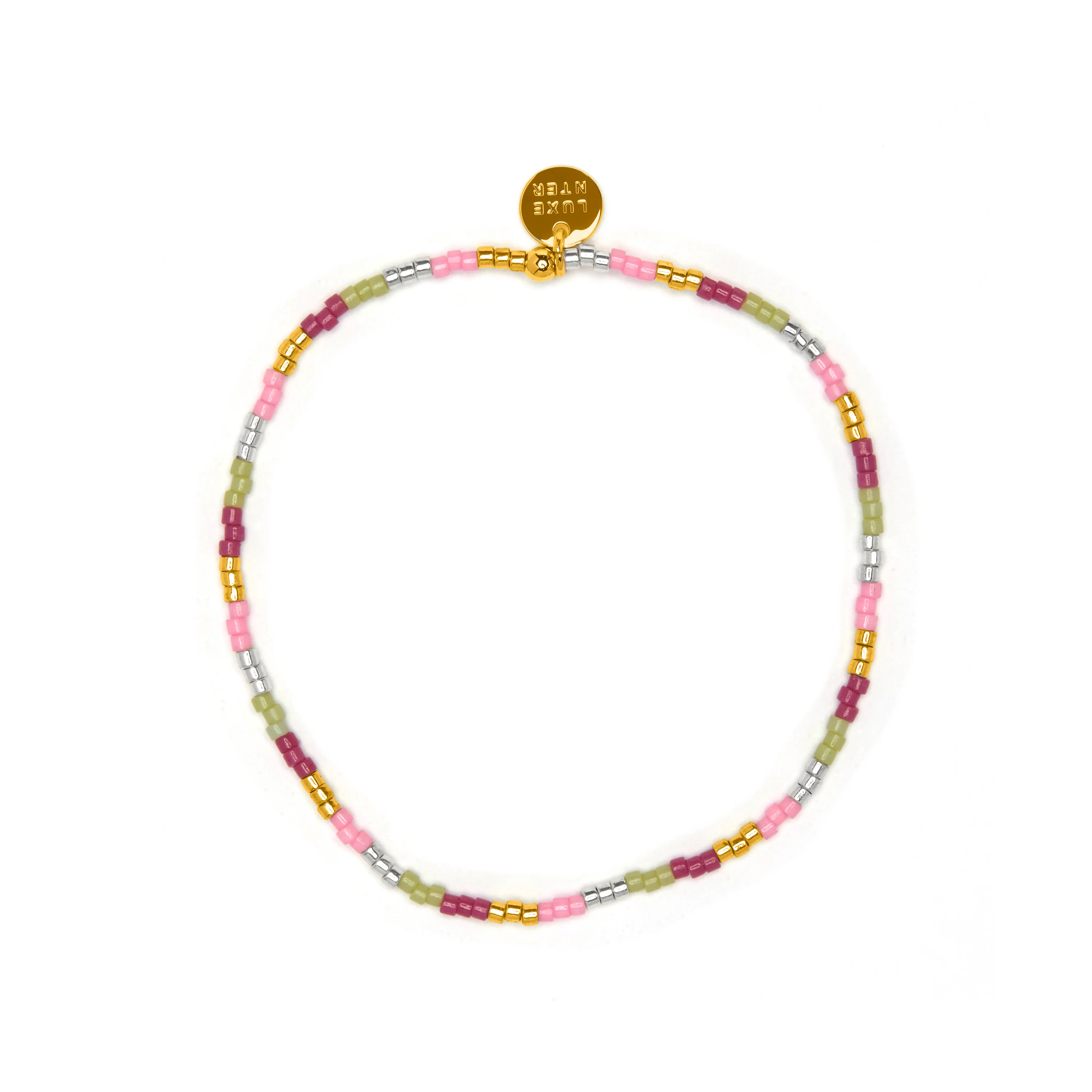 Pulsera de Cristal Multicolor acabado en oro amarillo 18k - Limcus - Image 3