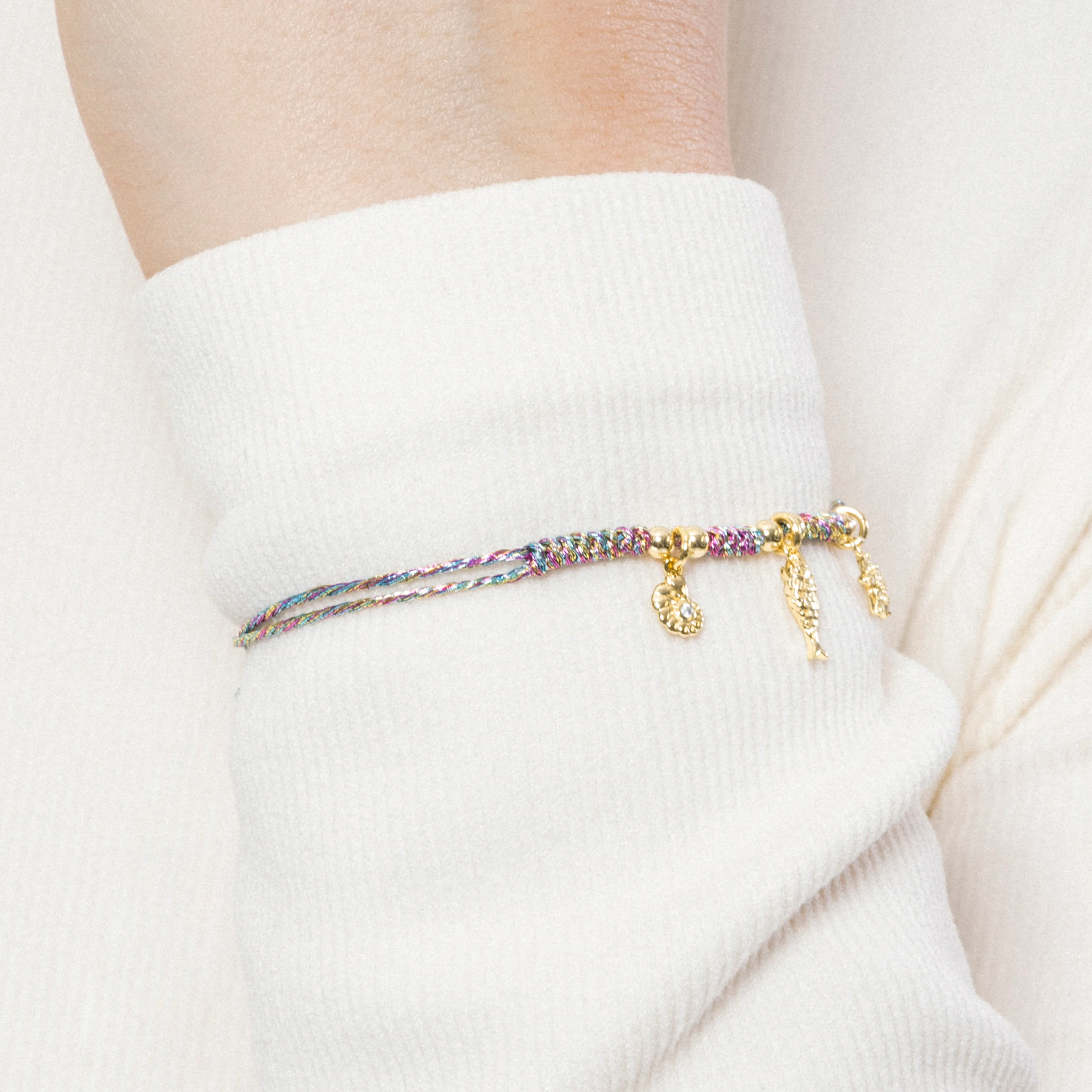 Pulsera de Plata de Ley 925 y Circonita Brillante acabada en oro amarillo 18K - Linduk - Image 3