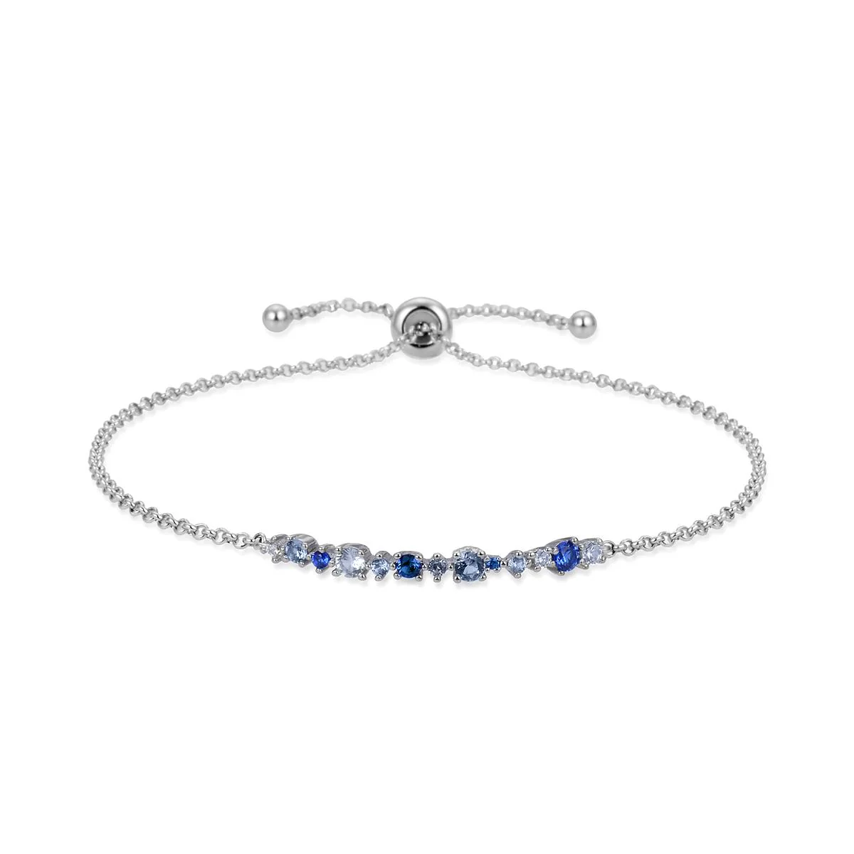 Pulsera Lisdi Plata De Ley 925 - Lisdi AZUL