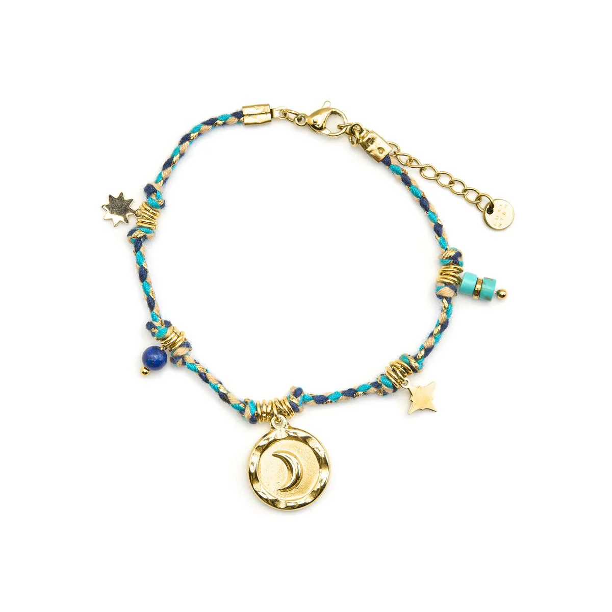 Pulsera Liskel acabado oro 18k - Liskel AZUL - Image 2