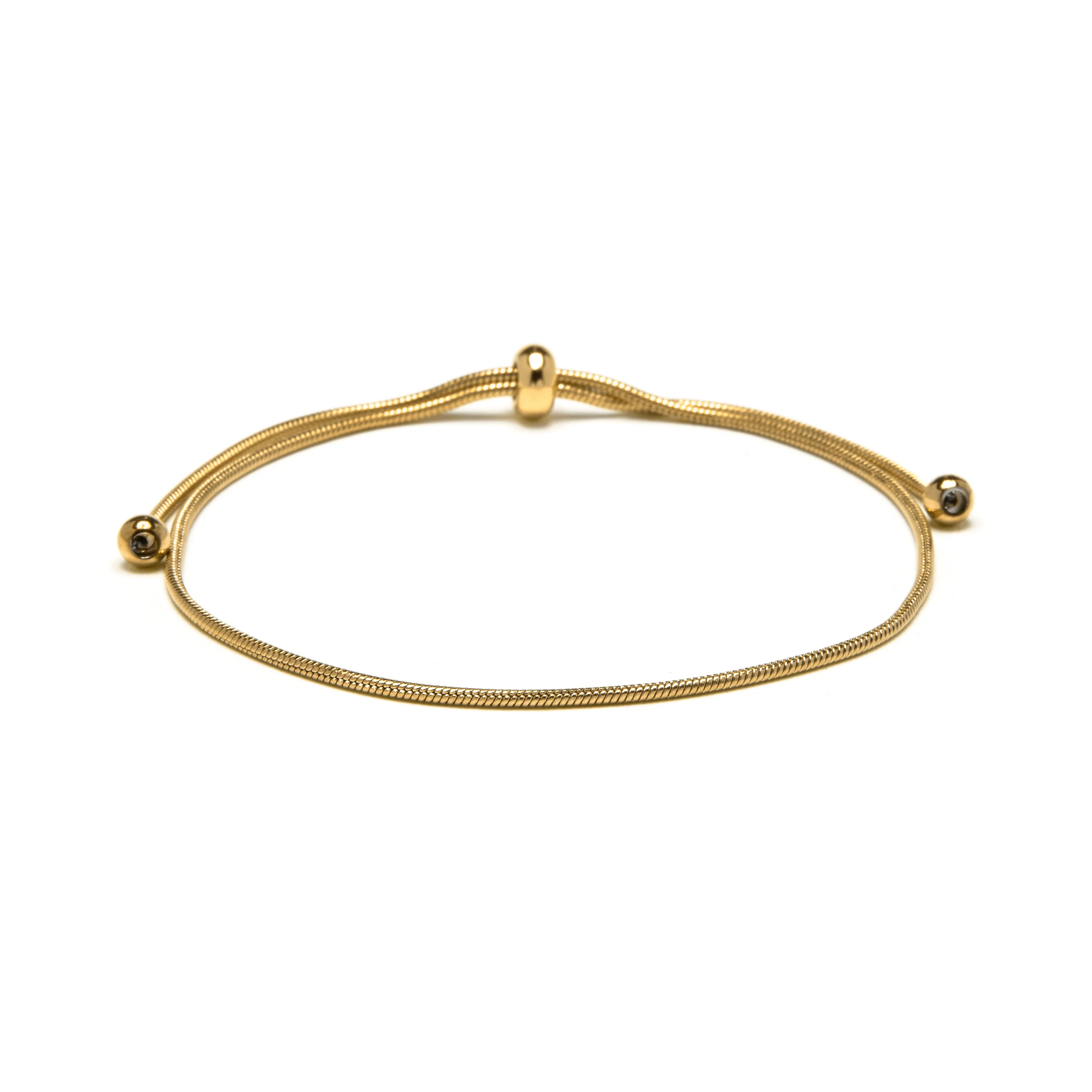 Pulsera acabado en oro amarillo 18k - Liwani