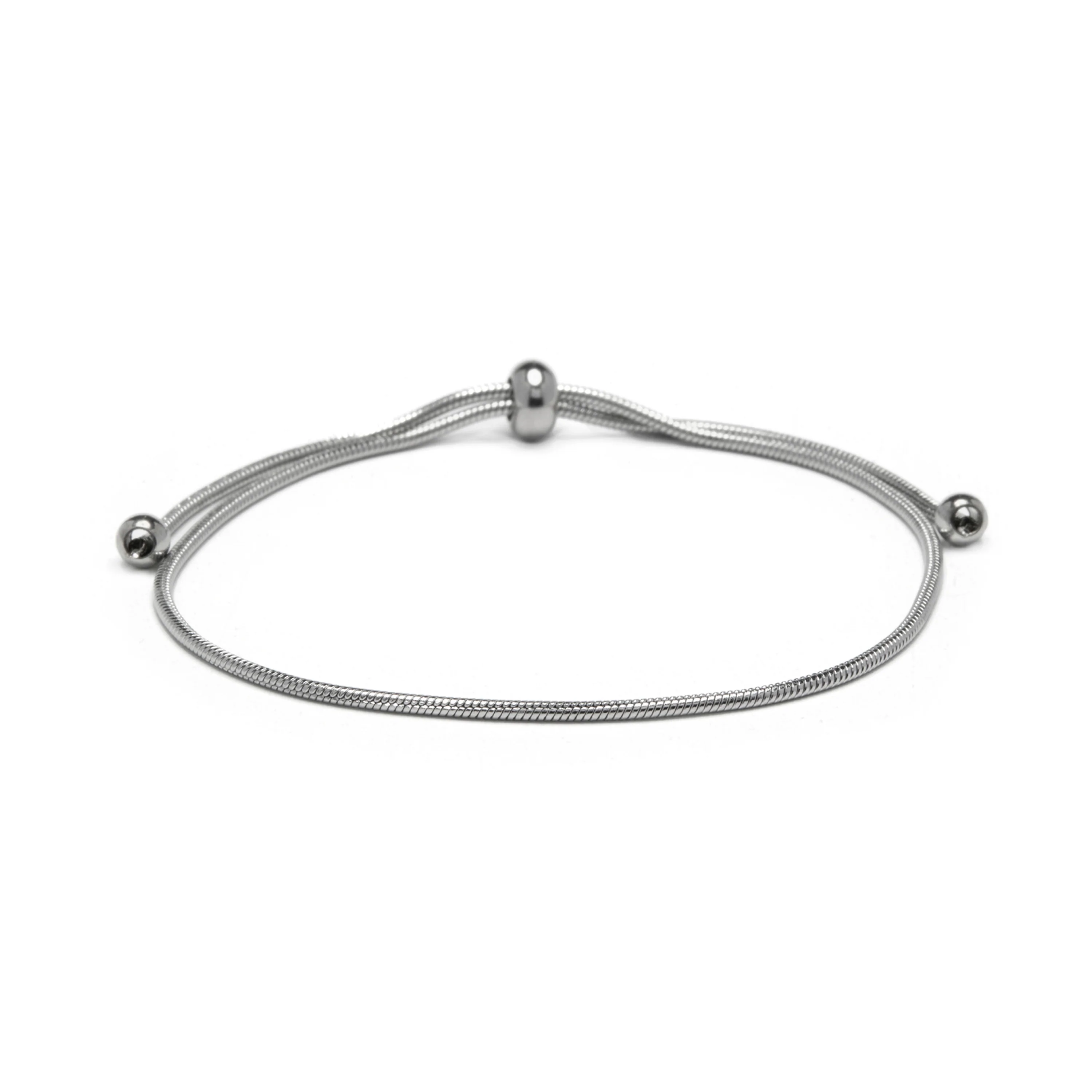 Pulsera acabado en rodio - Liwani