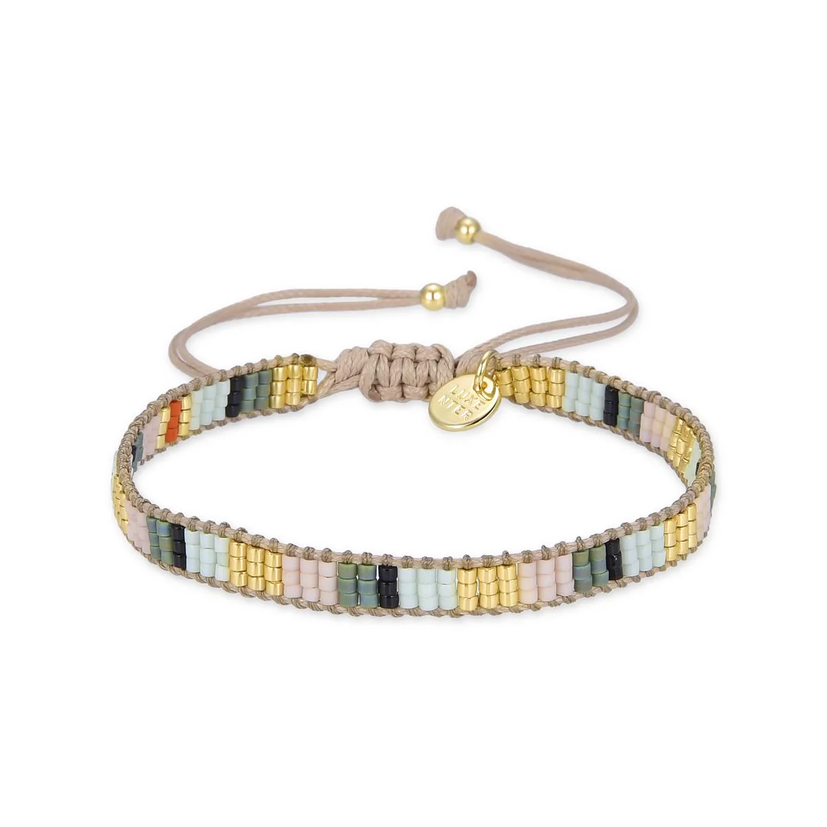 Pulsera Lukshu acabada en Oro amarillo de 18kts - Lukshu MULTICOLOR