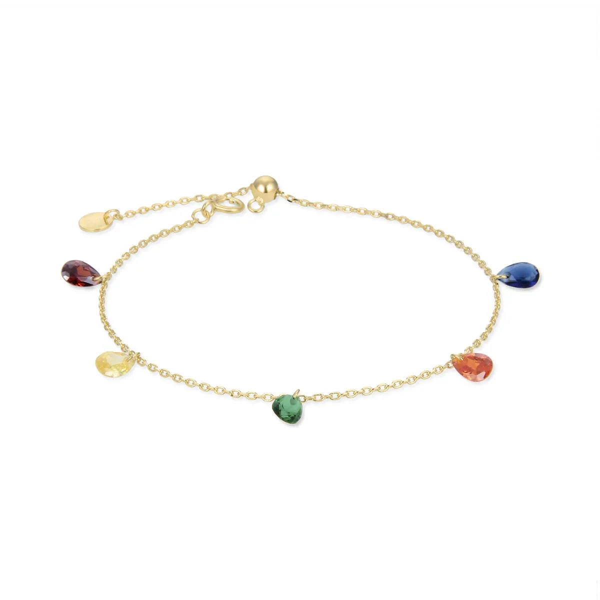 Pulsera Lukza Plata De Ley 925 - Lukza MULTICOLOR