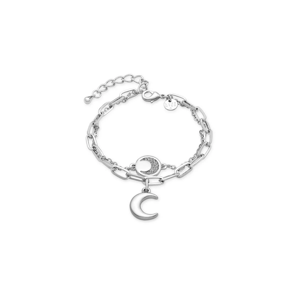 Pulsera Luna acabado en rodio - Luna BLANCO