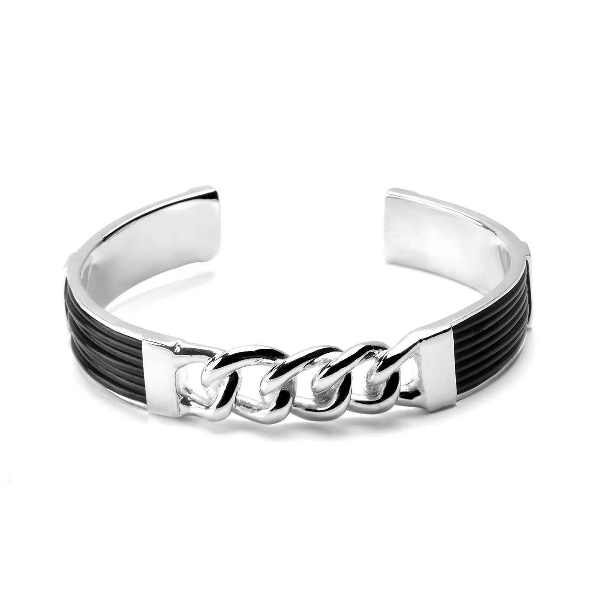 Pulsera Lyabo Plata De Ley 925 - Lyabo NEGRO