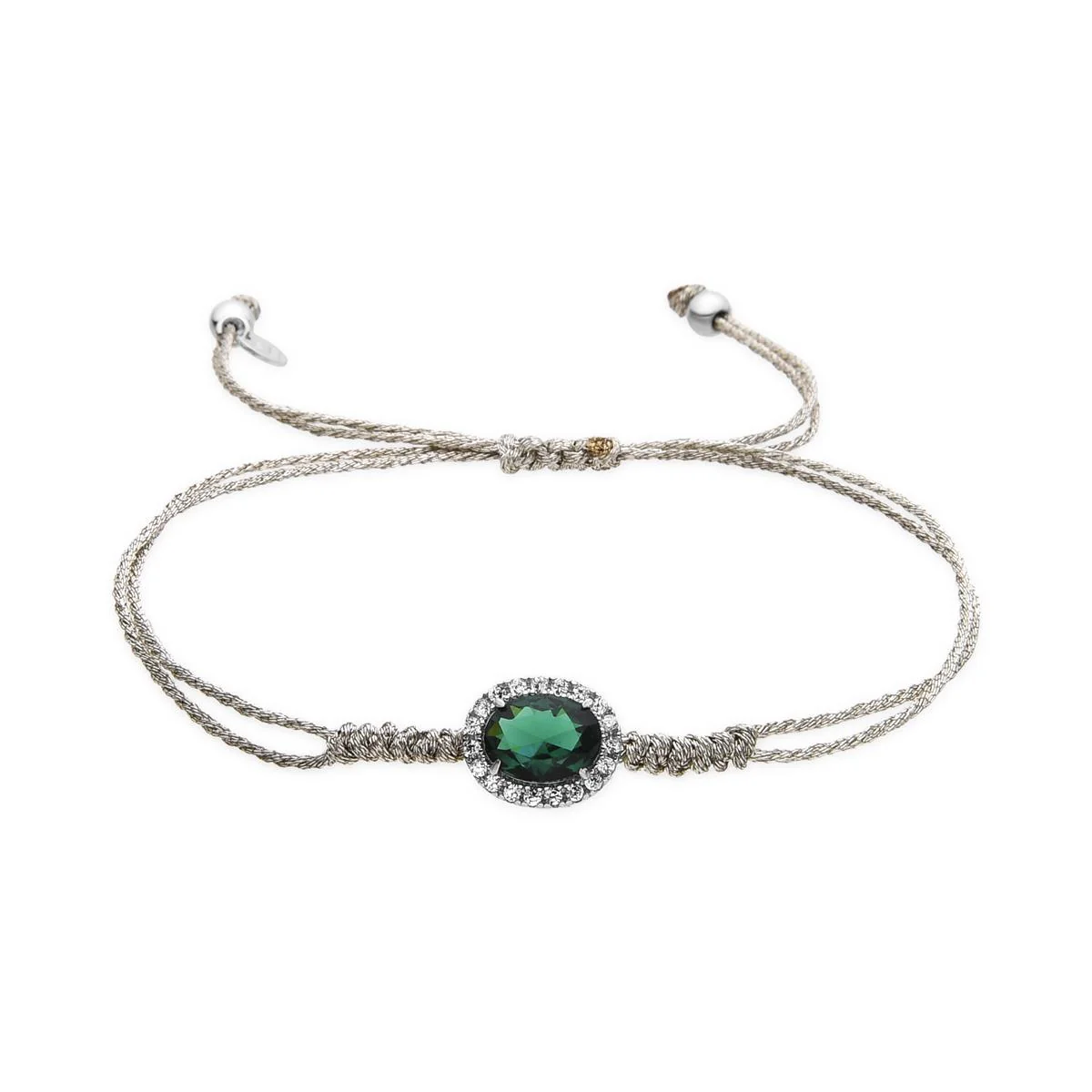 Pulsera Lyla Plata de Ley 925 - Lyla VERDE