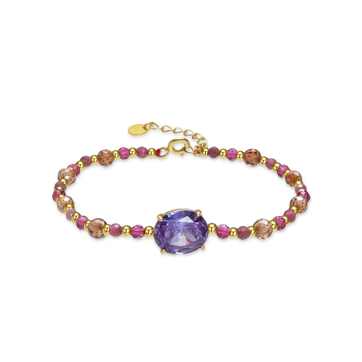 Pulsera Lyonis Plata de Ley 925 - Lyonis MORADO
