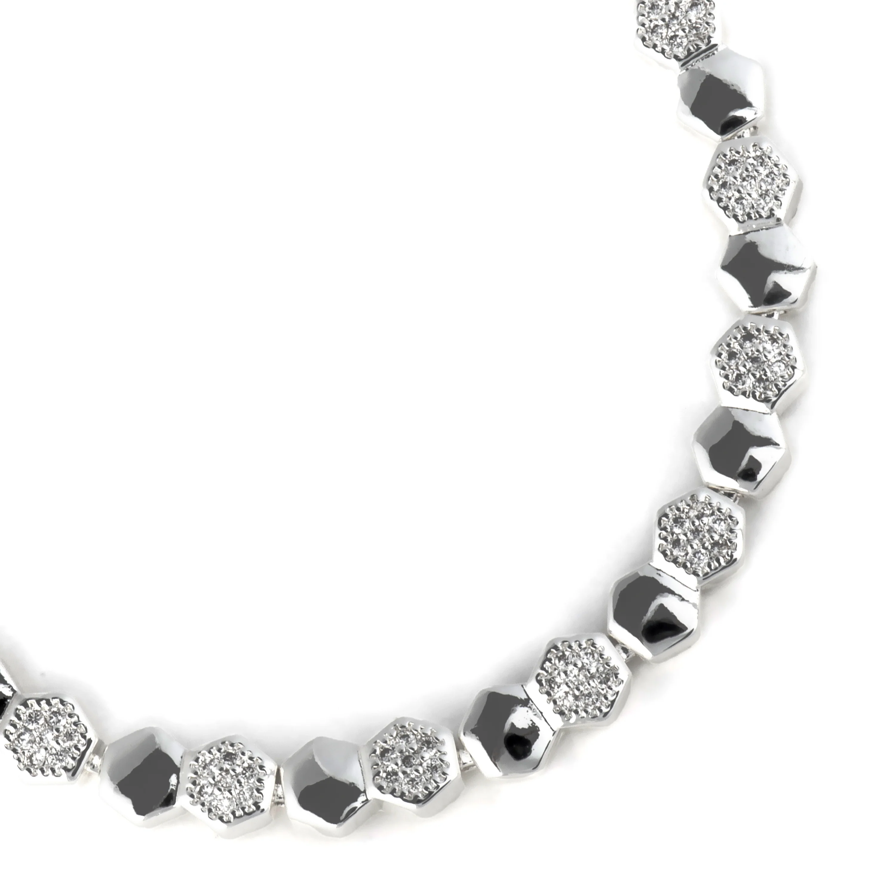 Pulsera de Circonita Brillante acabado en rodio - Lyth - Image 3