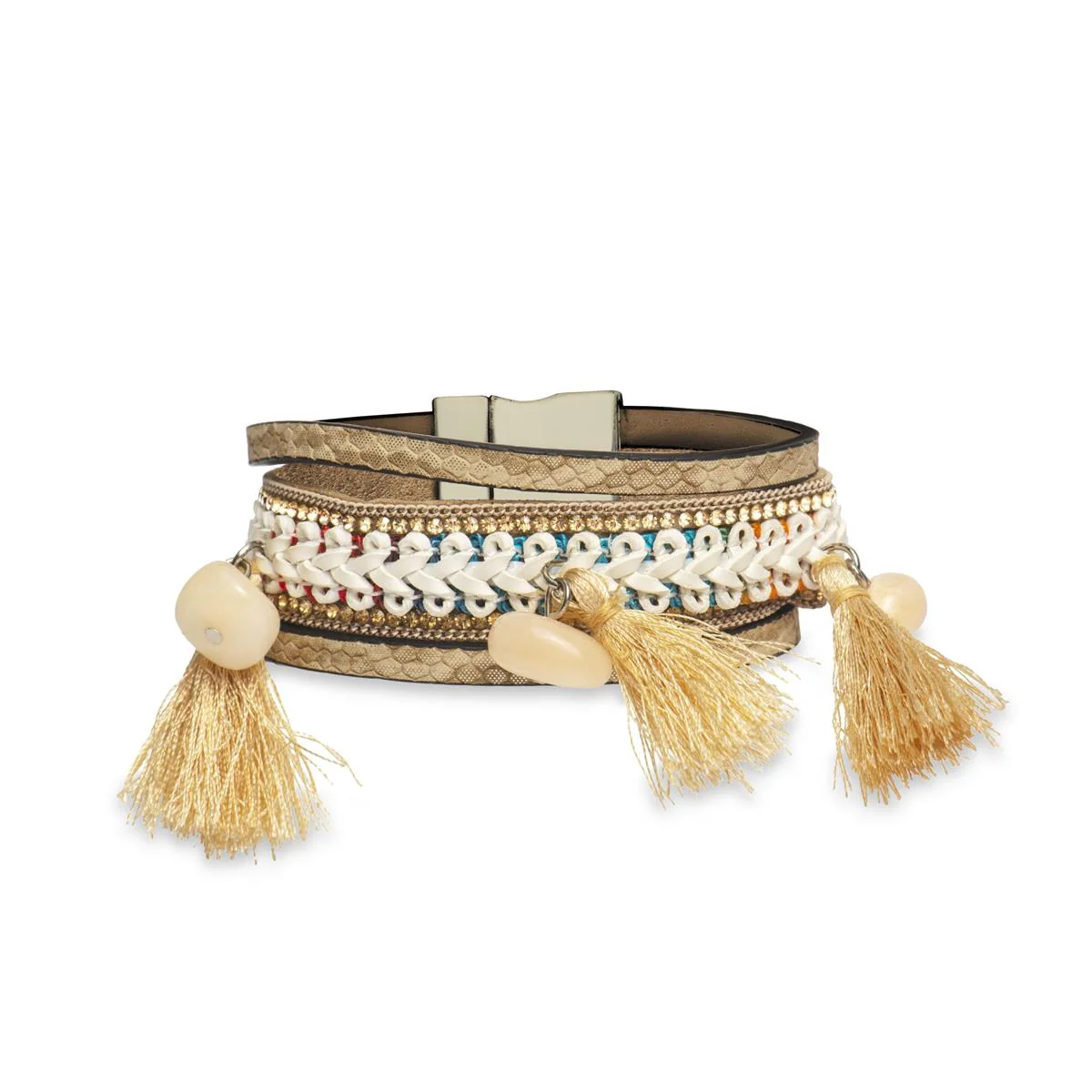 Pulsera Lyuk Plata De Ley 925 - Lyuk MULTICOLOR