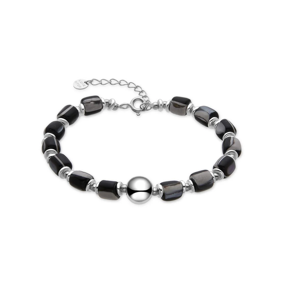 Pulsera Maddul Plata de Ley 925 - Maddul NEGRO