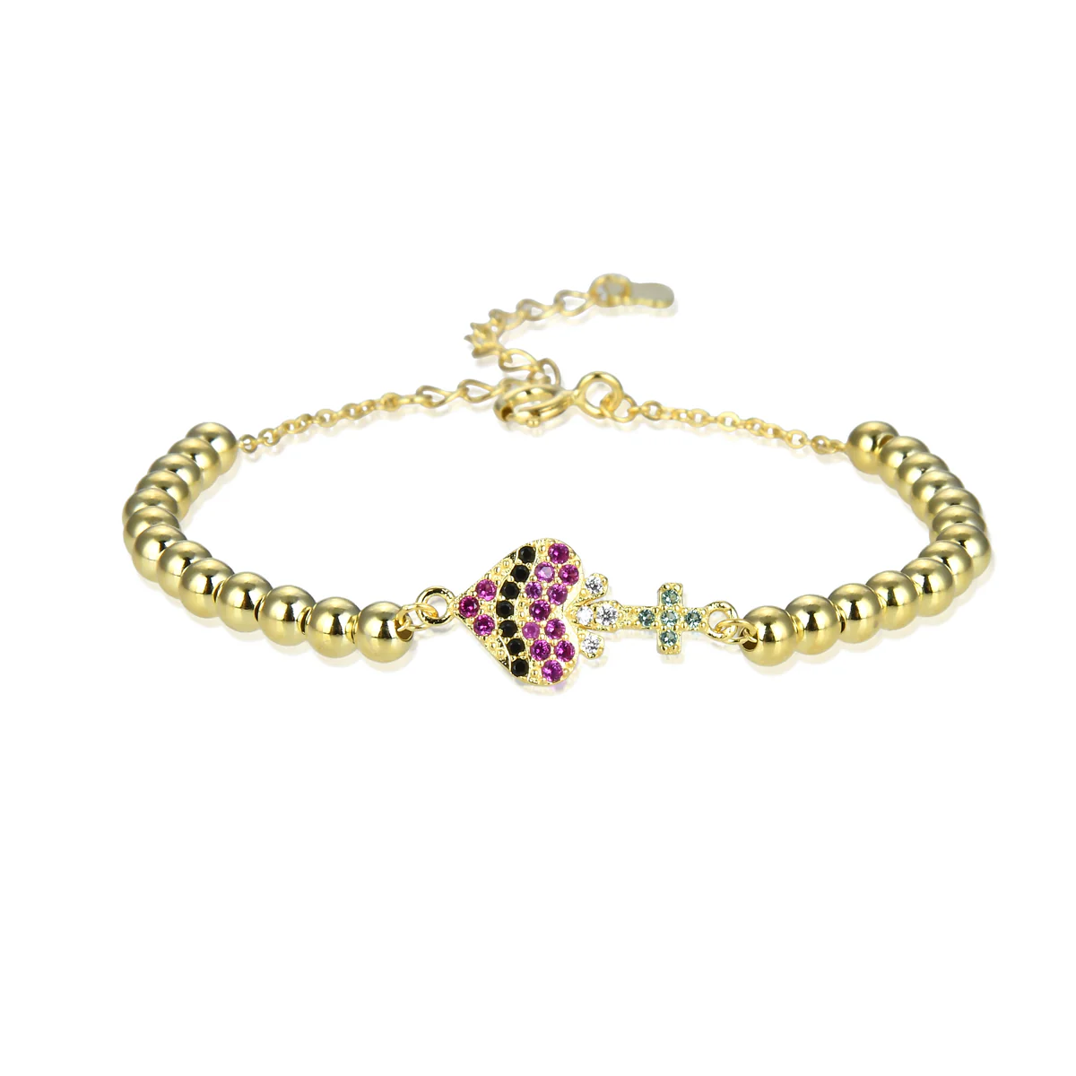 Pulsera Maka Plata De Ley 925 - Maka MULTICOLOR