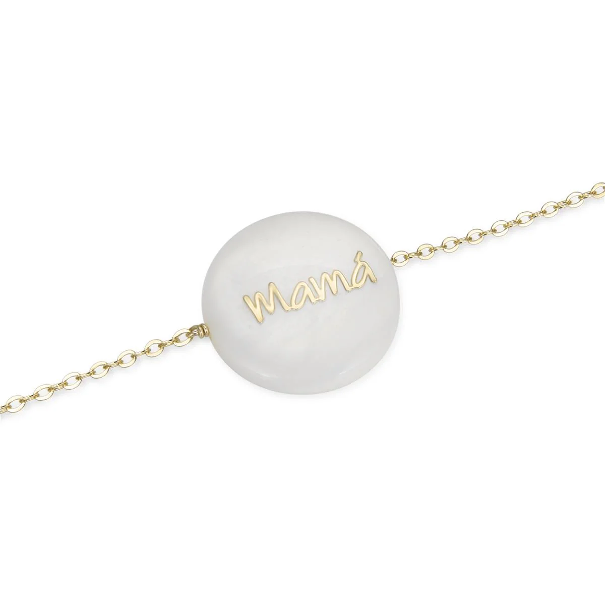 Pulsera Mamá Plata de Ley 925 - Mama BLANCO - Image 3