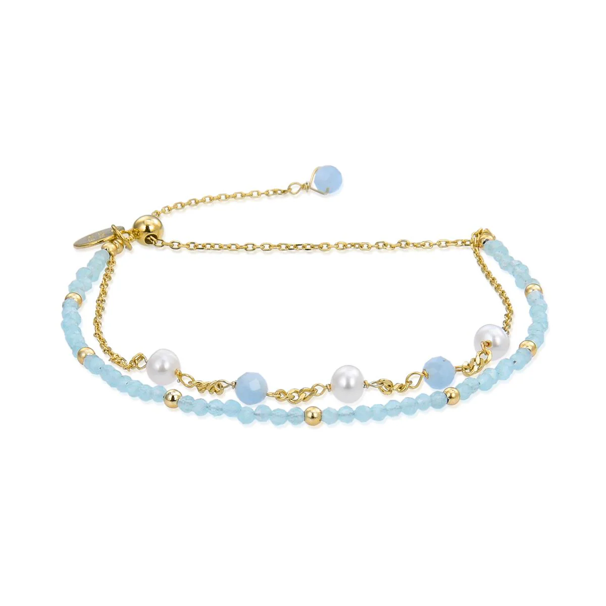 Pulsera Manes Plata De Ley 925 - Manes AZUL