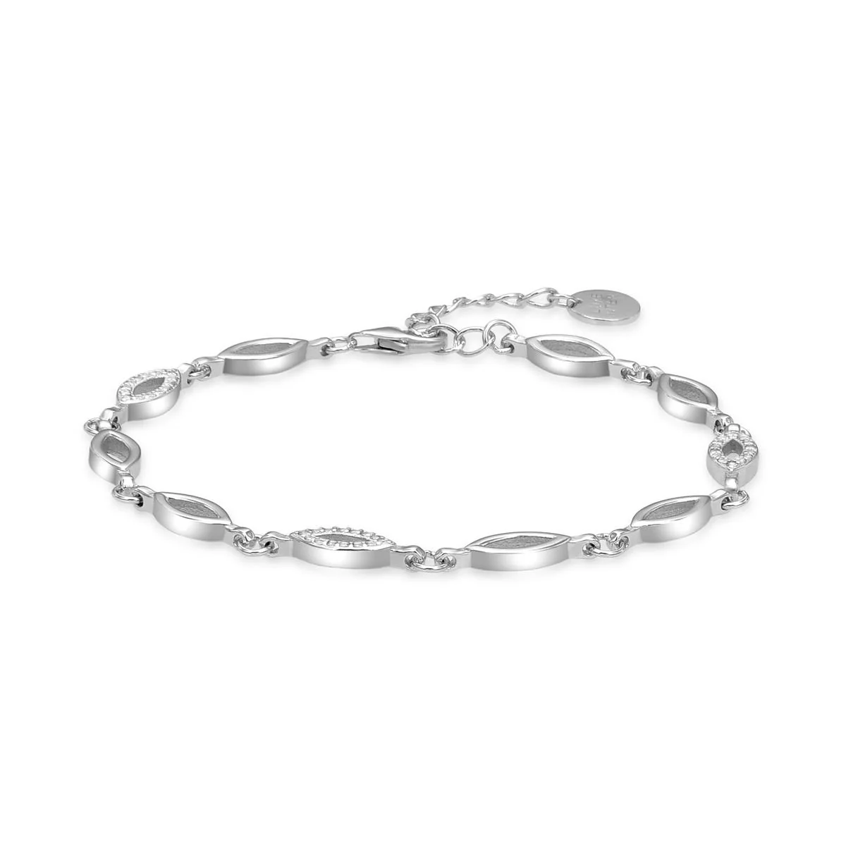 Pulsera Mansu Plata De Ley 925 - Mansu BLANCO
