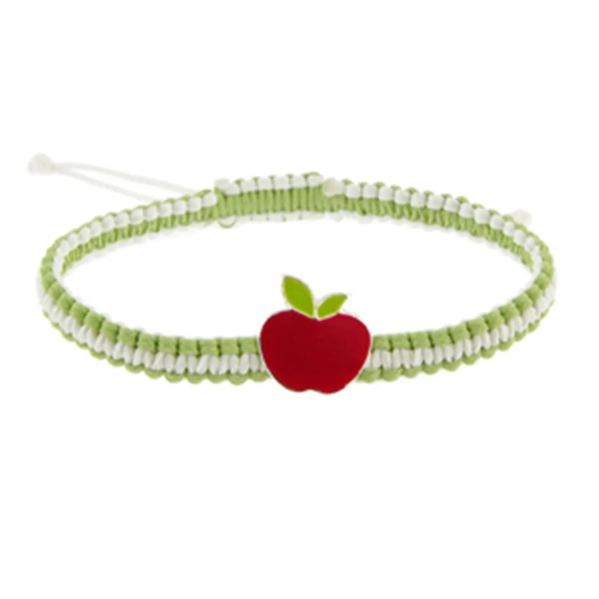 Pulsera Manzana Blancanieves Plata De Ley 925 - Manzana Blancanieves ROJO