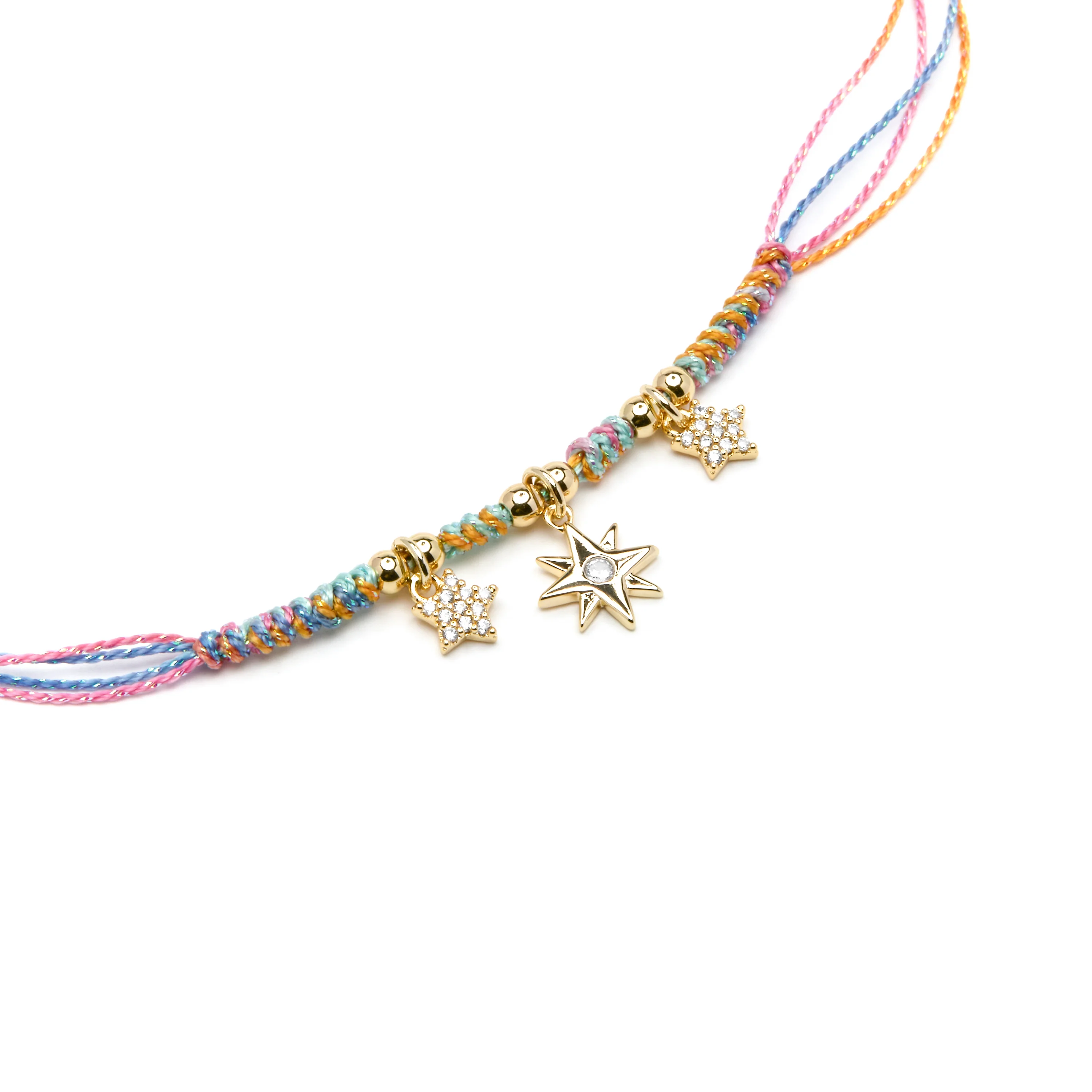 Pulsera de Plata de Ley 925 y Circonita Brillante acabado oro amarillo de 18k - Meril - Image 5