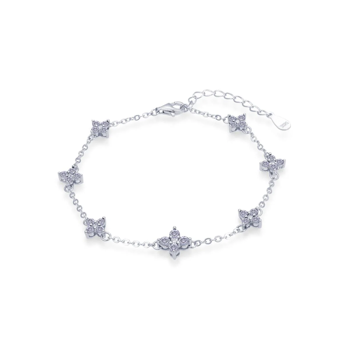 Pulsera Mety Plata De Ley 925 - Mety BLANCO