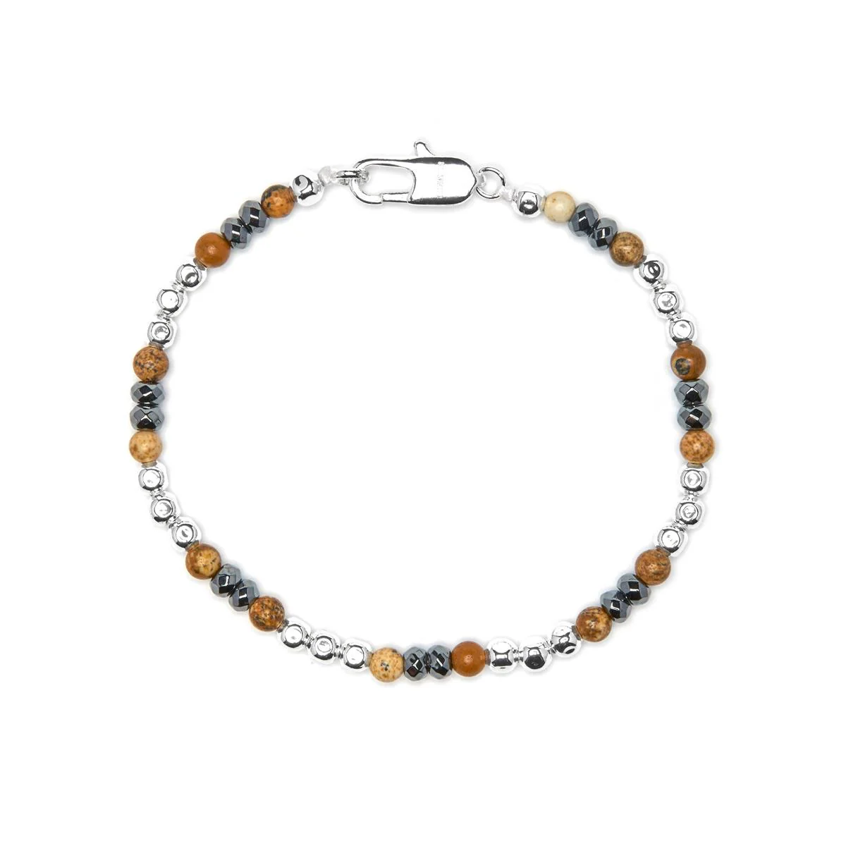 Pulsera Miluy acabado plata y oro 18k - Miluy GRIS - Image 2