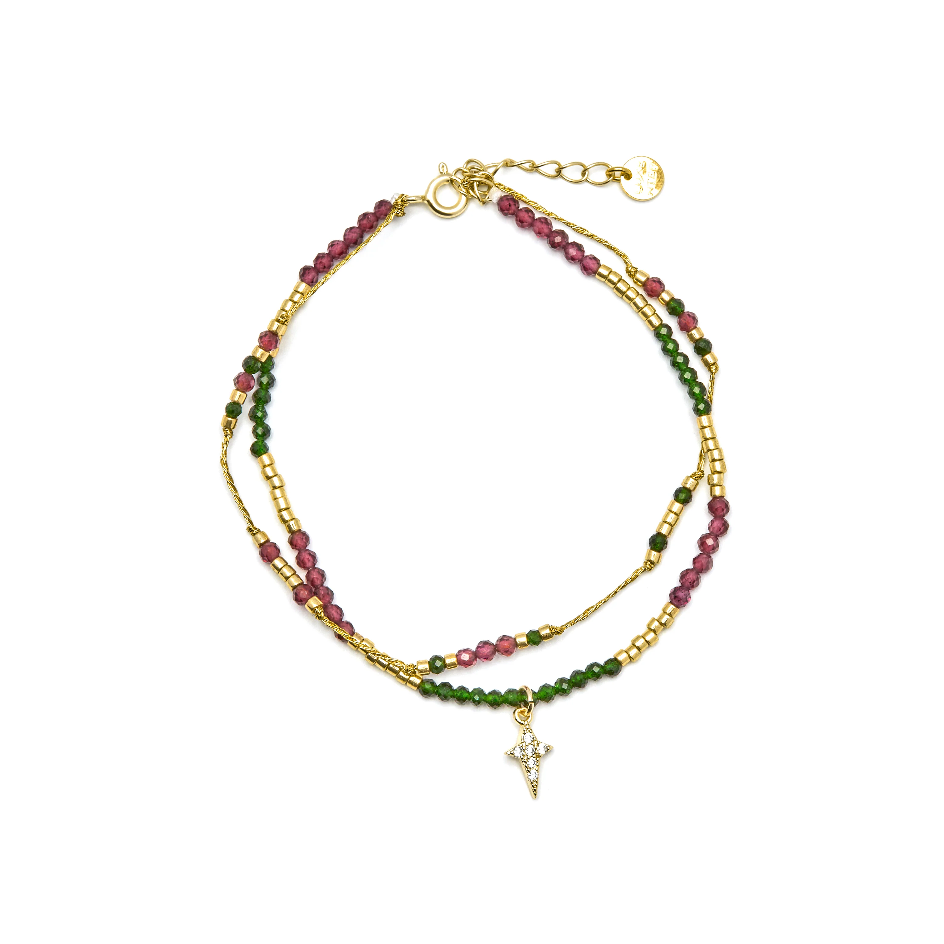 Pulsera de Plata de Ley 925 y Circonita Brillante acabado oro 18k - Mipur - Image 3