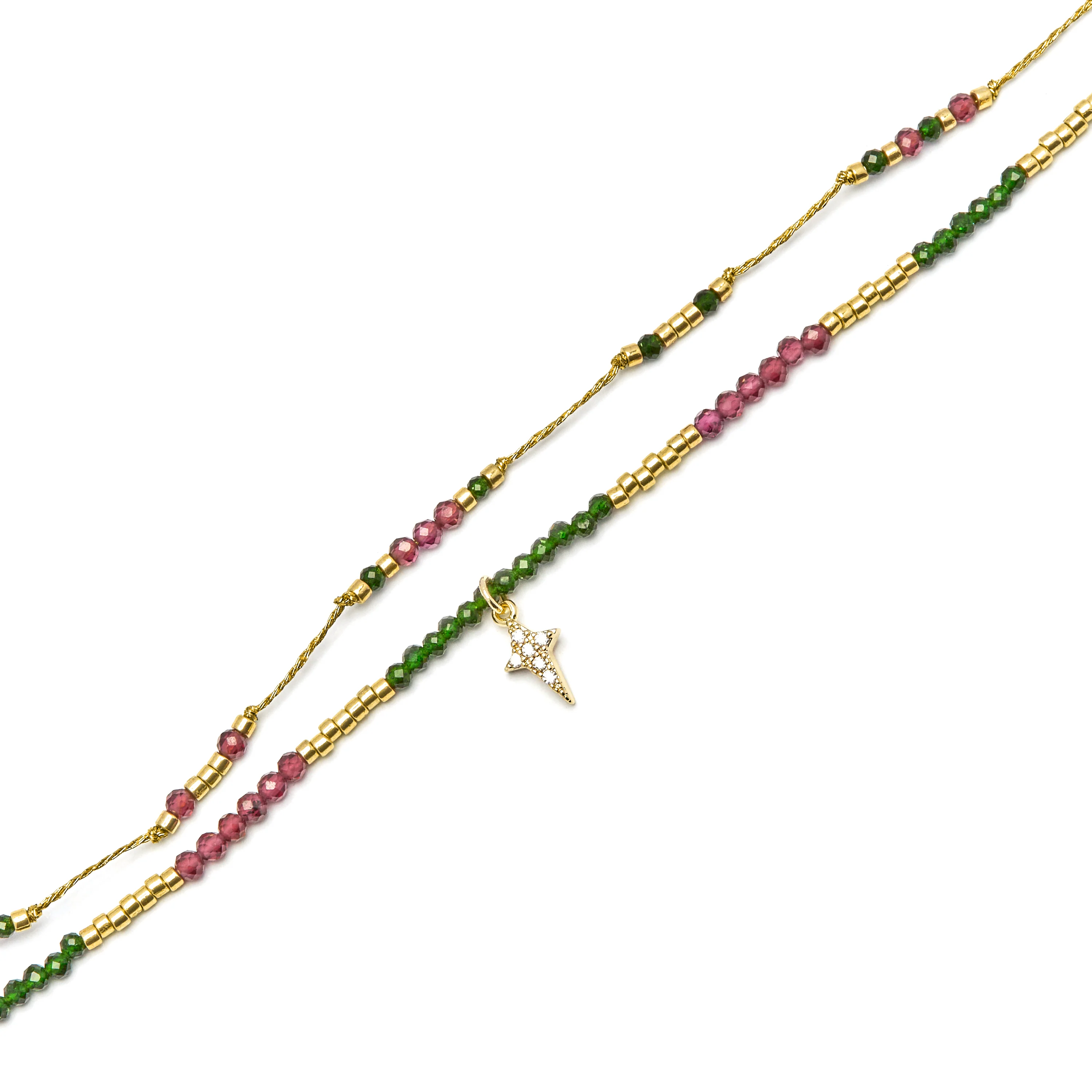 Pulsera de Plata de Ley 925 y Circonita Brillante acabado oro 18k - Mipur - Image 5