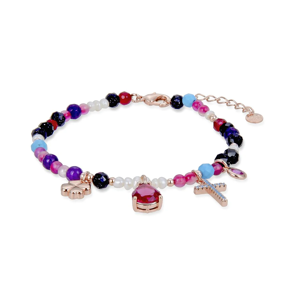 Pulsera Miya Plata De Ley 925 - Miya ROJO