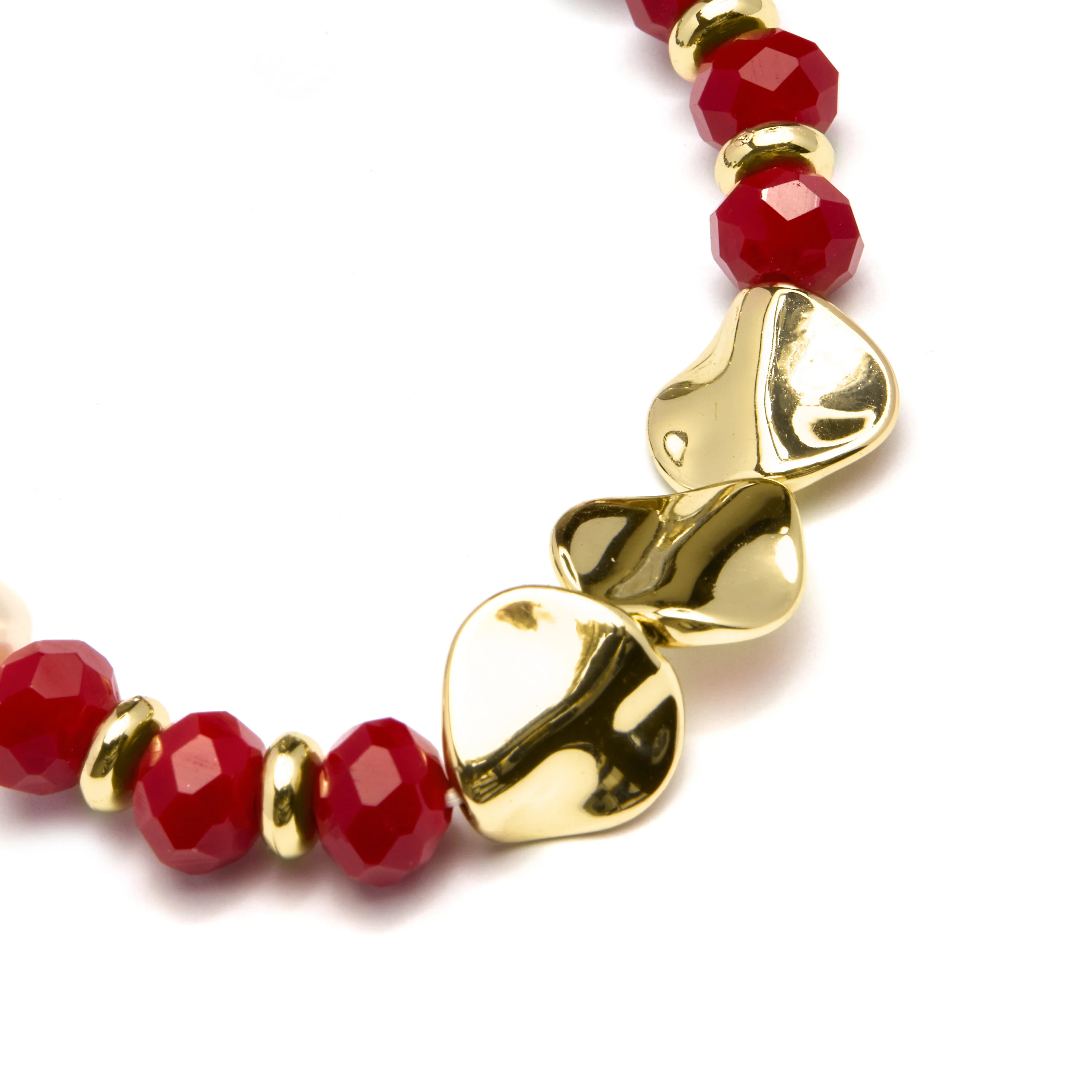 Pulsera de Cristal Multicolor acabada en oro amarillo 18K - Miyou - Image 5