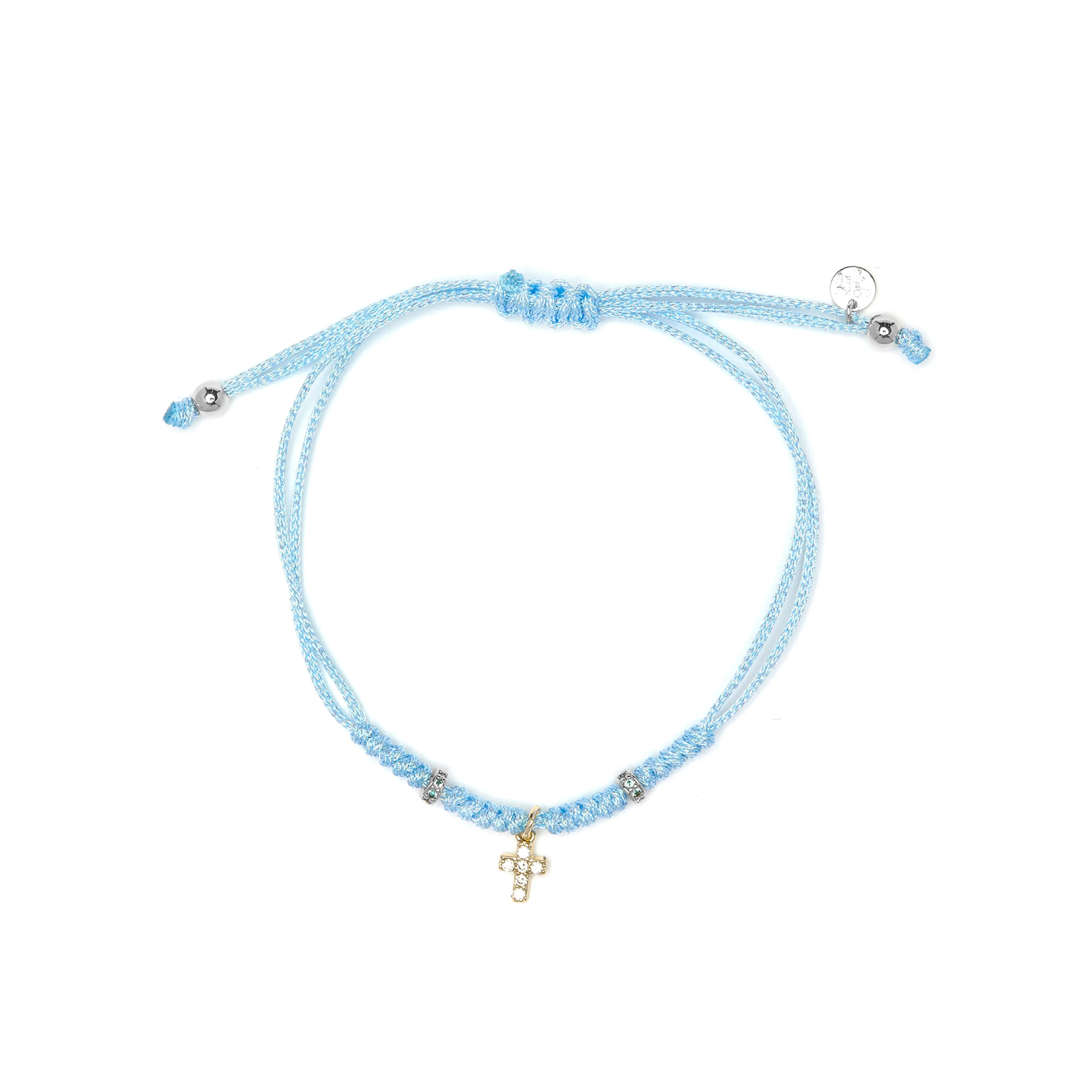 Pulsera de Plata de Ley 925 y Circonita Multicolor acabado en oro amarillo 18k - Modry - Image 3