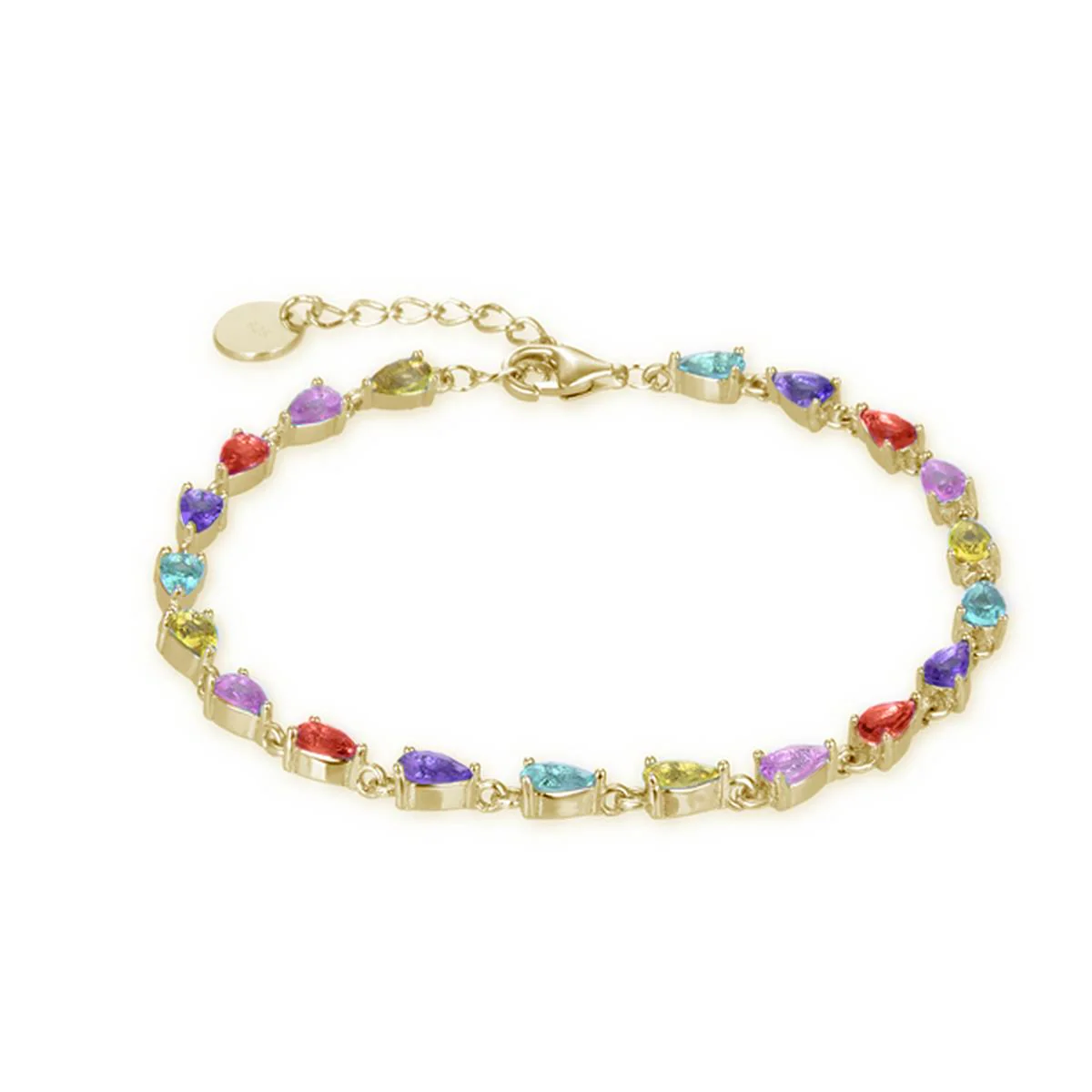 Pulsera Muanyala Plata De Ley 925 - Muanyala MULTICOLOR