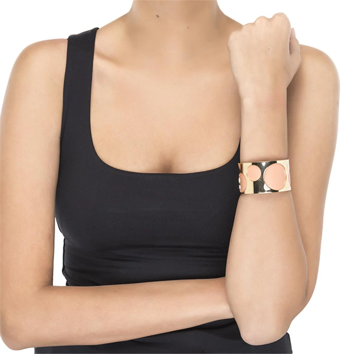 Pulsera Nahna acabado en Oro Amarillo de 18 Kts - Nahna ROSA - Image 2
