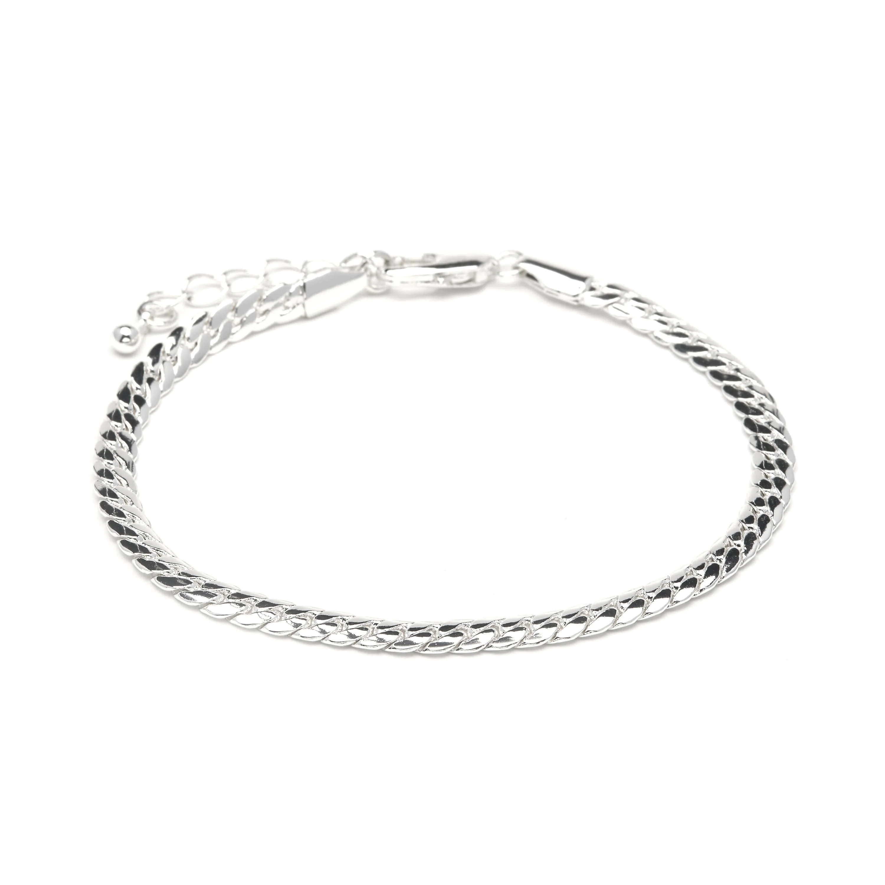 Pulsera acabado en rodio - Nanja