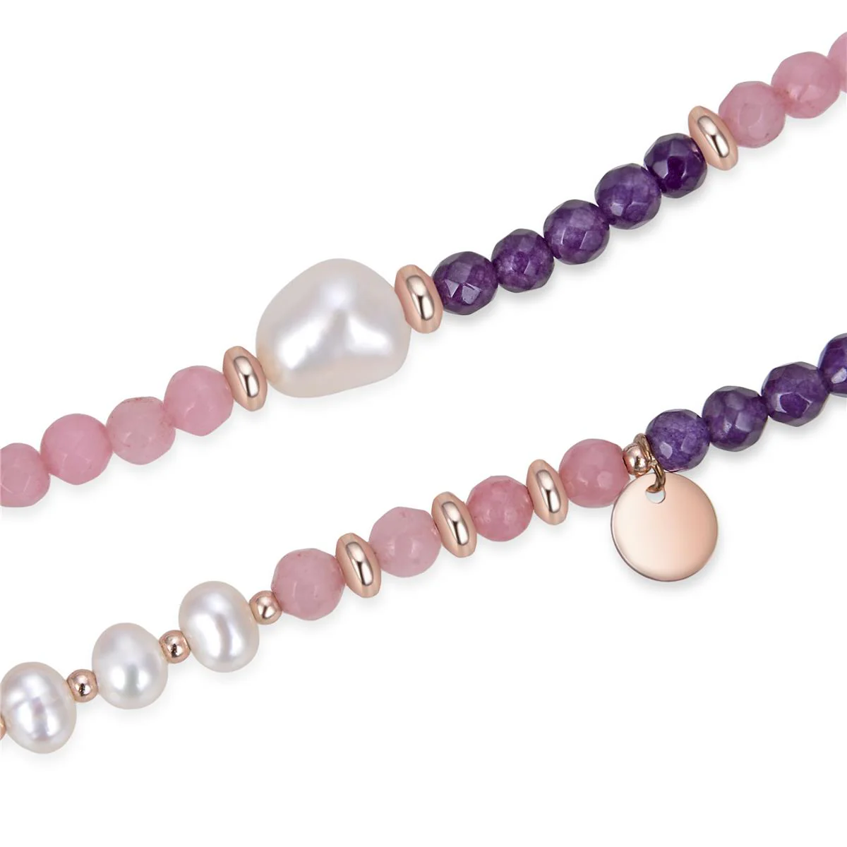 Pulsera Nasais Plata De Ley 925 - Nasais MORADO - Image 3