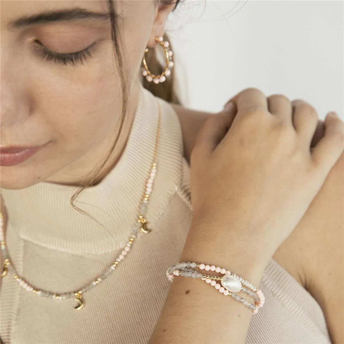 Pulsera Nasy Plata De Ley 925 - Nasy GRIS - Image 4