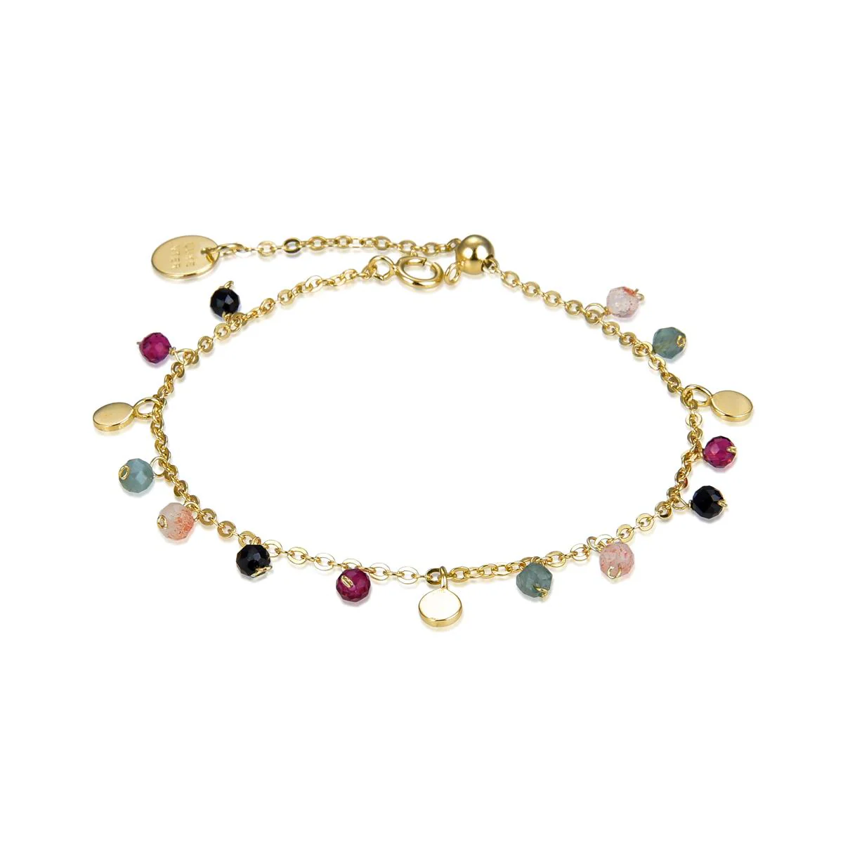 Pulsera Natsad Plata De Ley 925 - Natsad MULTICOLOR