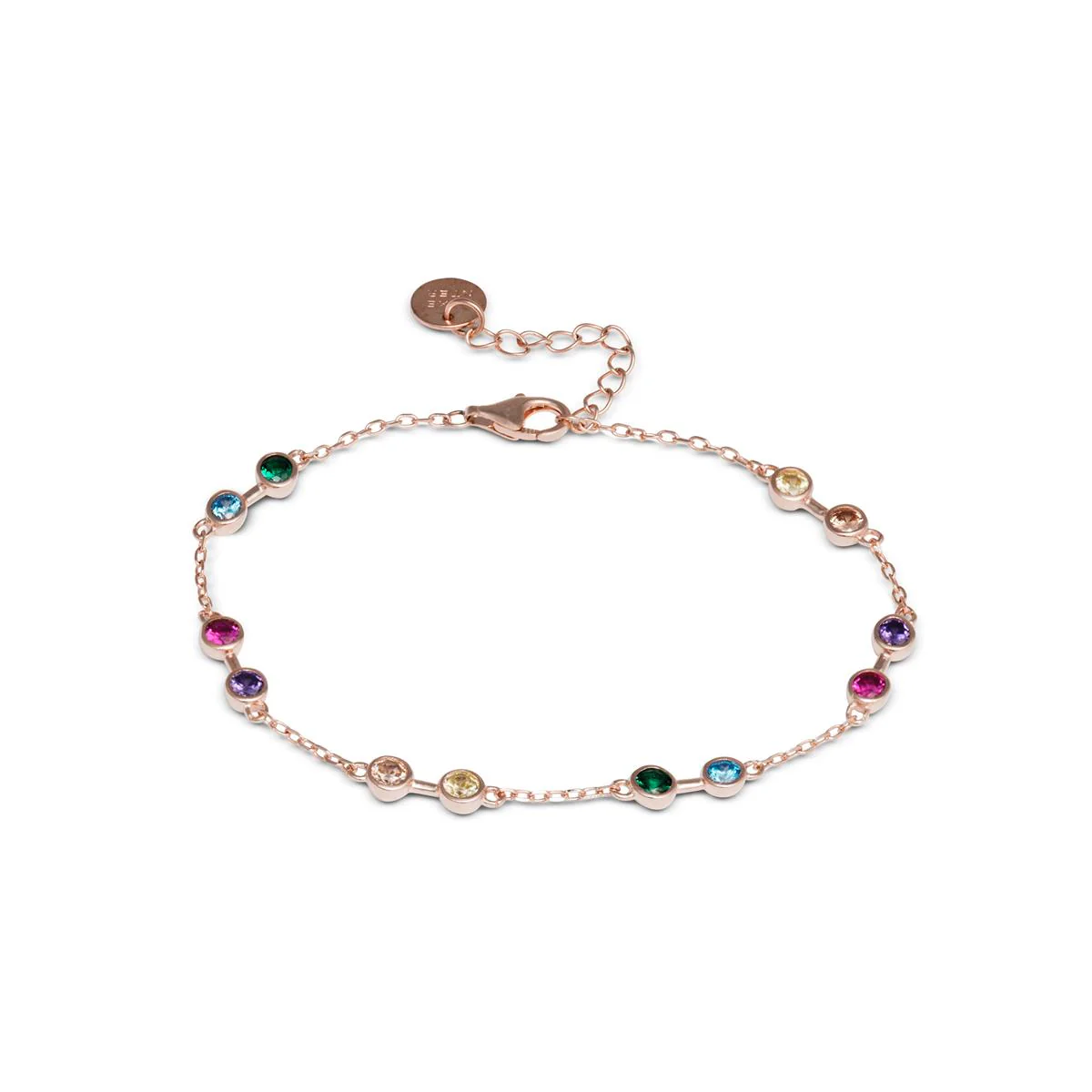 Pulsera Nebiau Plata De Ley 925 - Nebiau MULTICOLOR