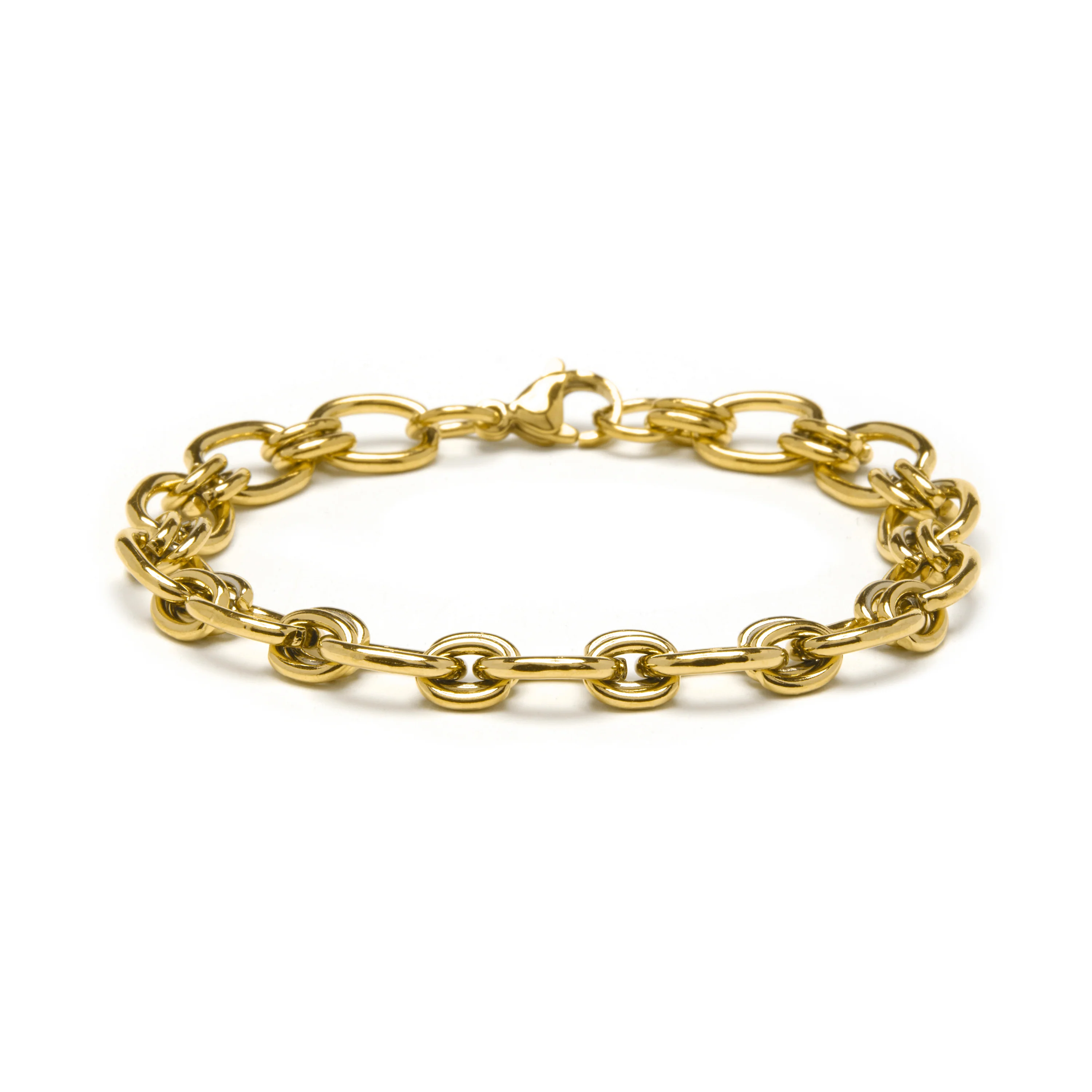 Pulsera acabado en oro amarillo 18k - Neehi