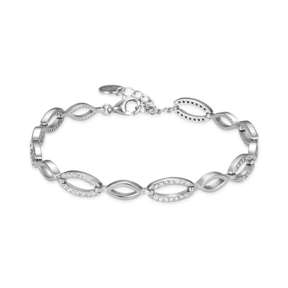 Pulsera Nei Plata De Ley 925 - Nei BLANCO