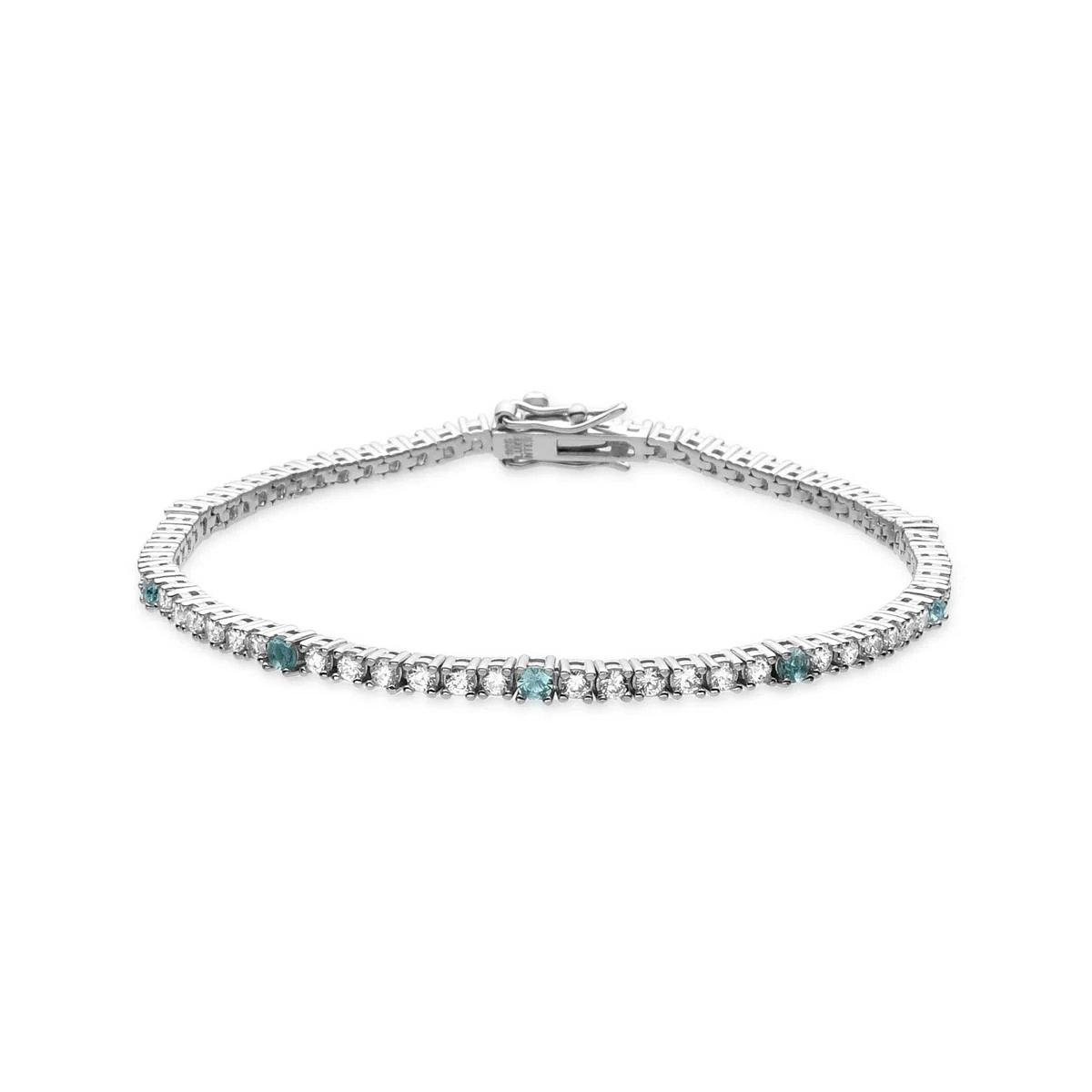 Pulsera Nejad Plata de Ley 925 - Nejad AZUL