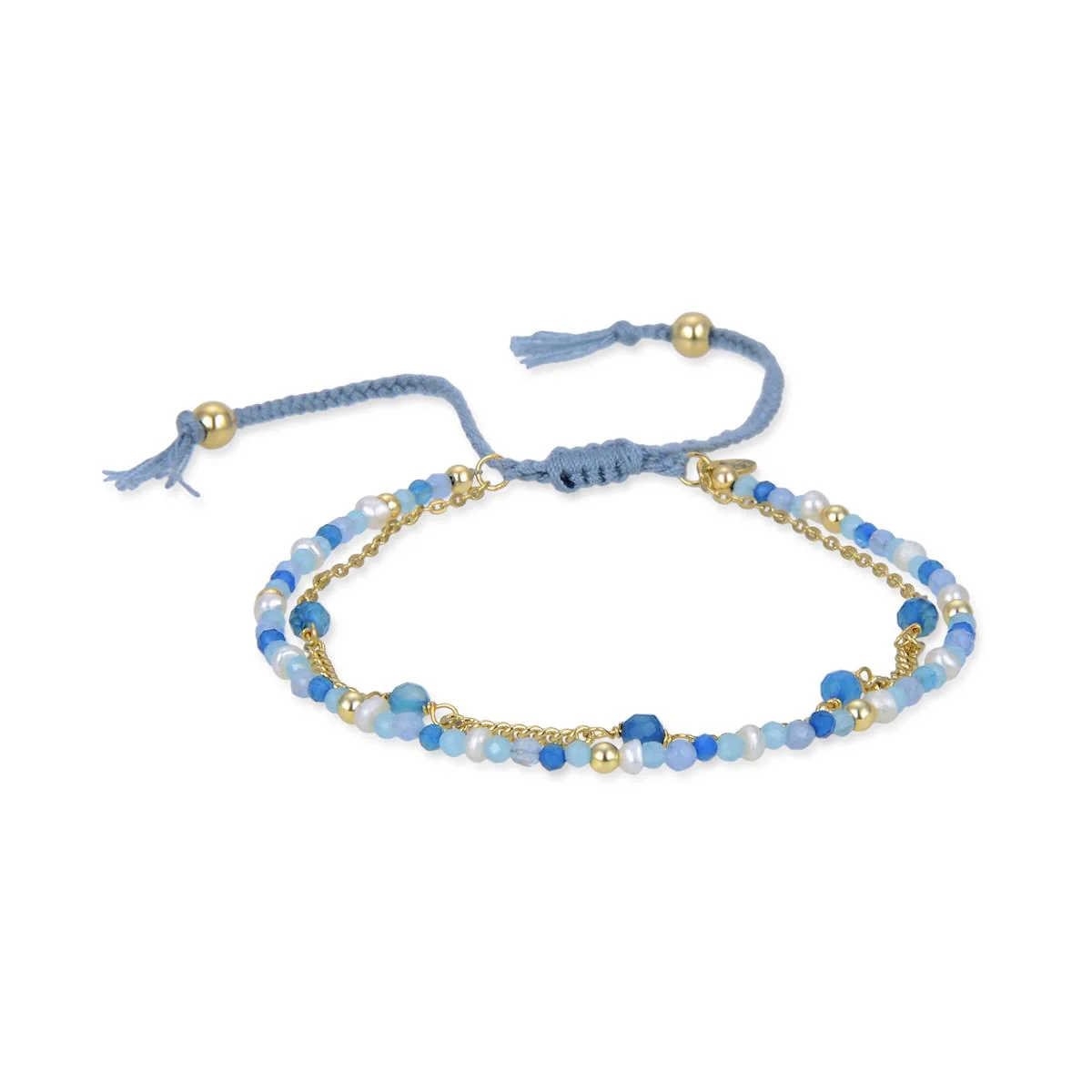 Pulsera Nihask Plata De Ley 925 - Nihask AZUL