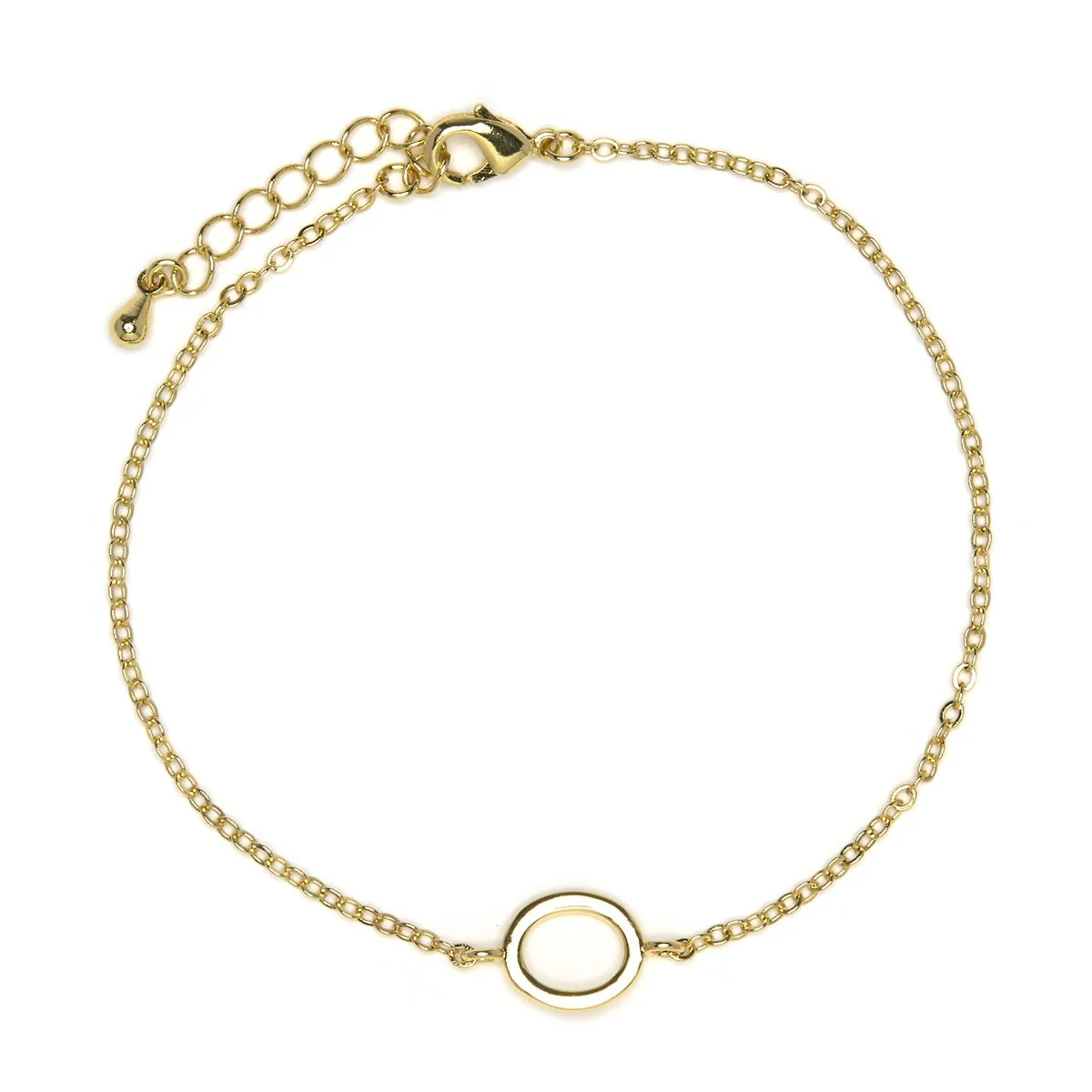 Pulsera Alphabet acabado oro 18k - O AMARILLO - Image 2